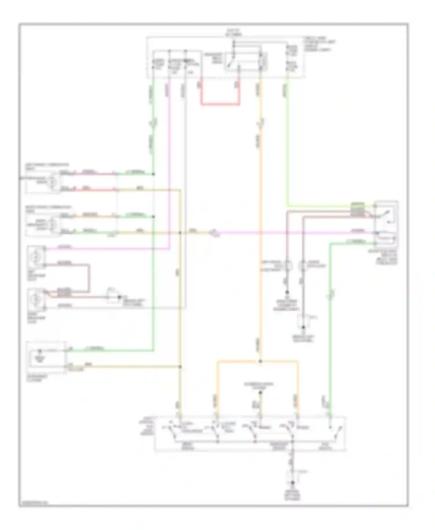 MX-5 Mazda NC facelift (2008-2015): Headlights circuit, with halogen, without drl