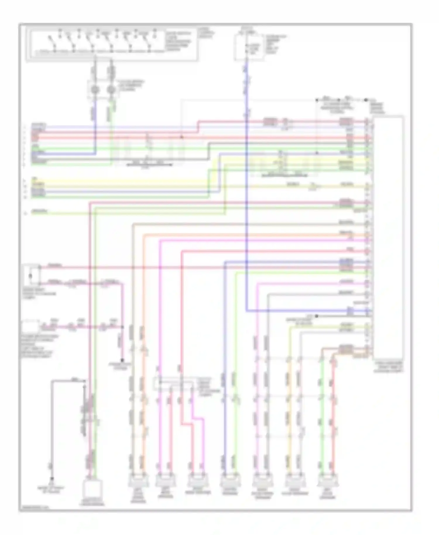 MX-5 Mazda NC facelift (2008-2015): Radio circuit, with bose (2 of 2)