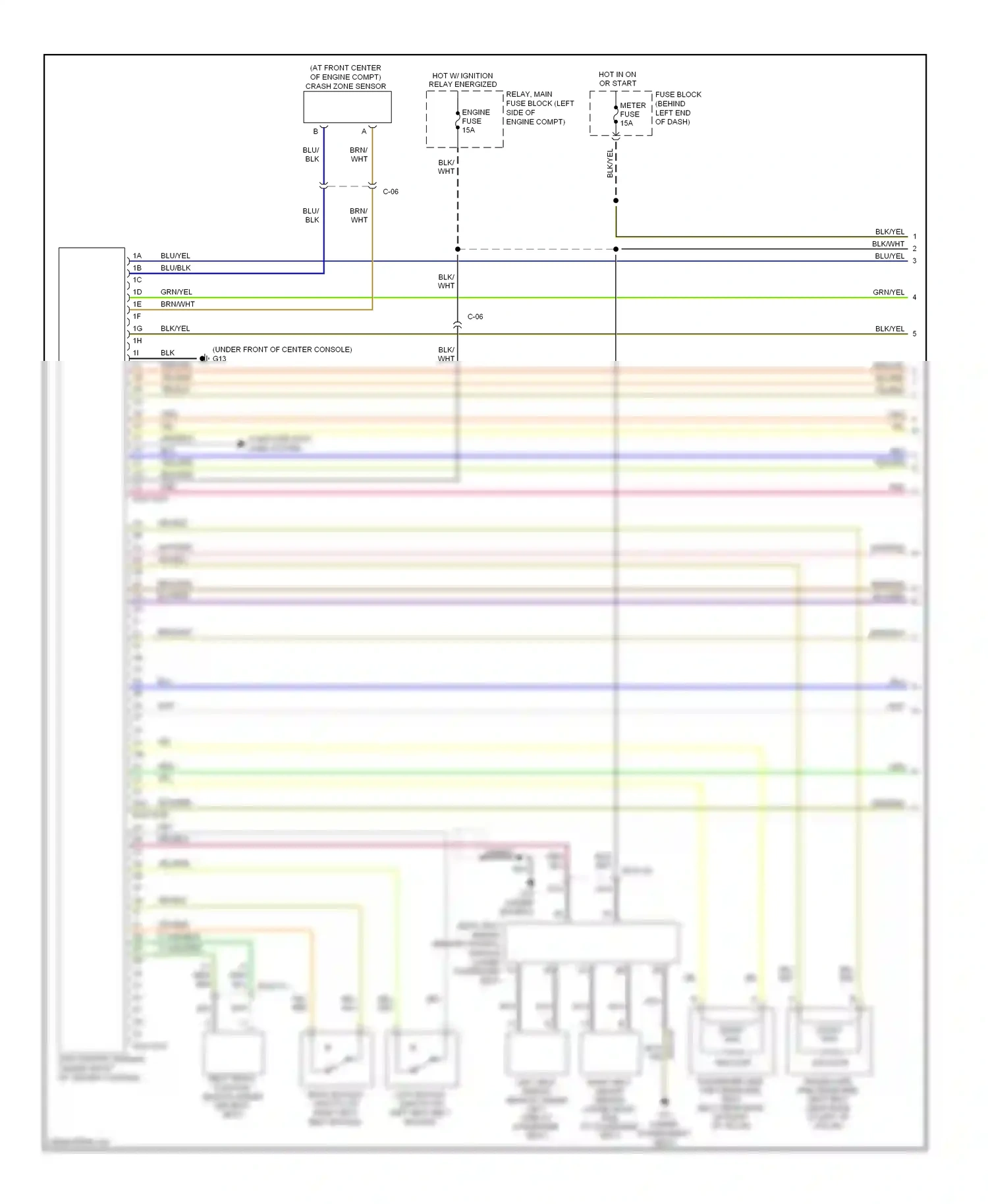 Mazda MX-5 NC facelift (2008-2015) computer data lines system wiring diagram  (13 of 15)