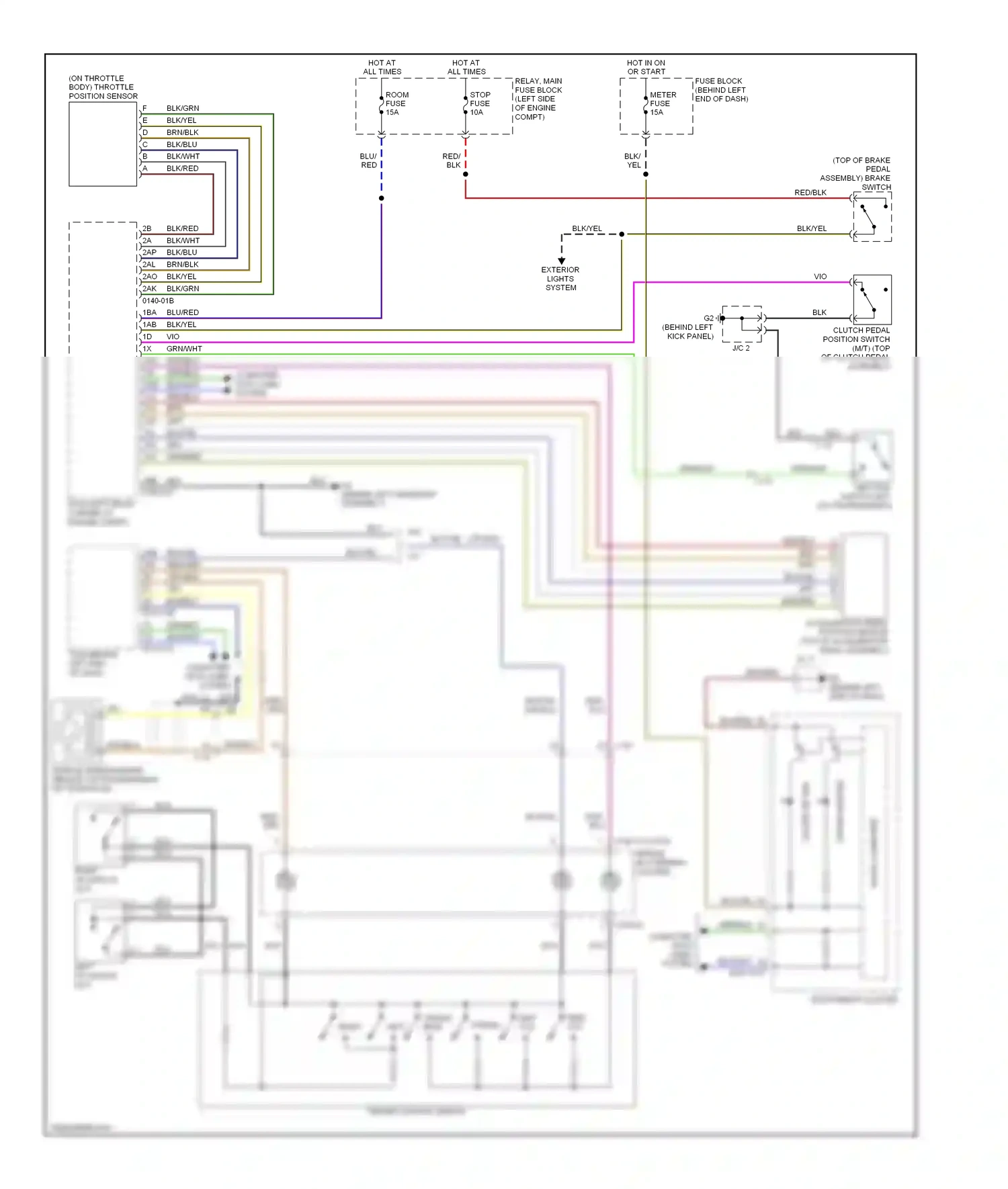 Mazda MX-5 NC facelift (2008-2015) computer data lines system wiring diagram  (5 of 15)