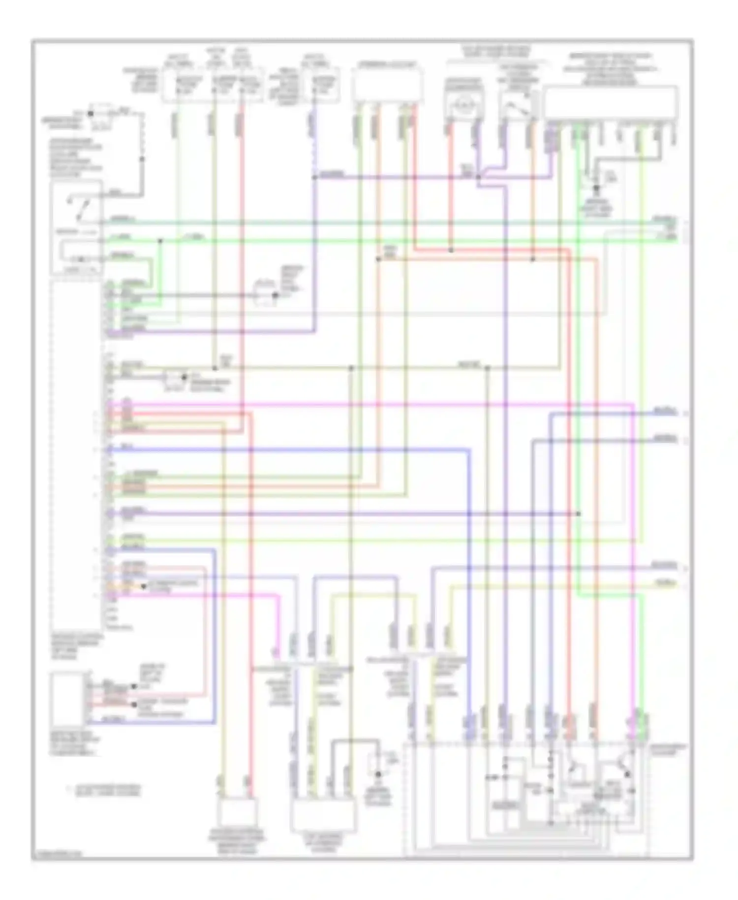 MX-5 Mazda NC (2005-2008): Forced entry circuit (1 of 2)