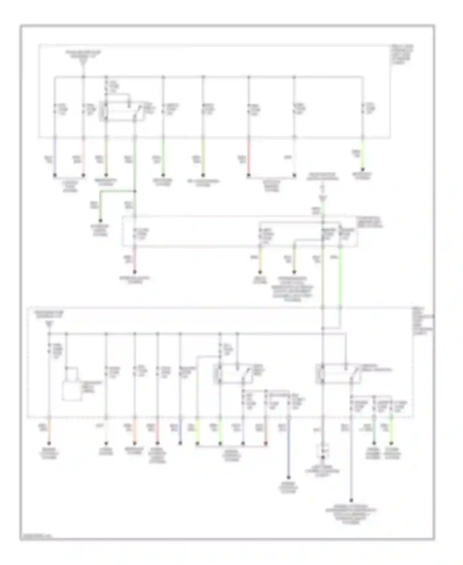 MX-5 Mazda NC (2005-2008): Power distribution circuit (2 of 2)