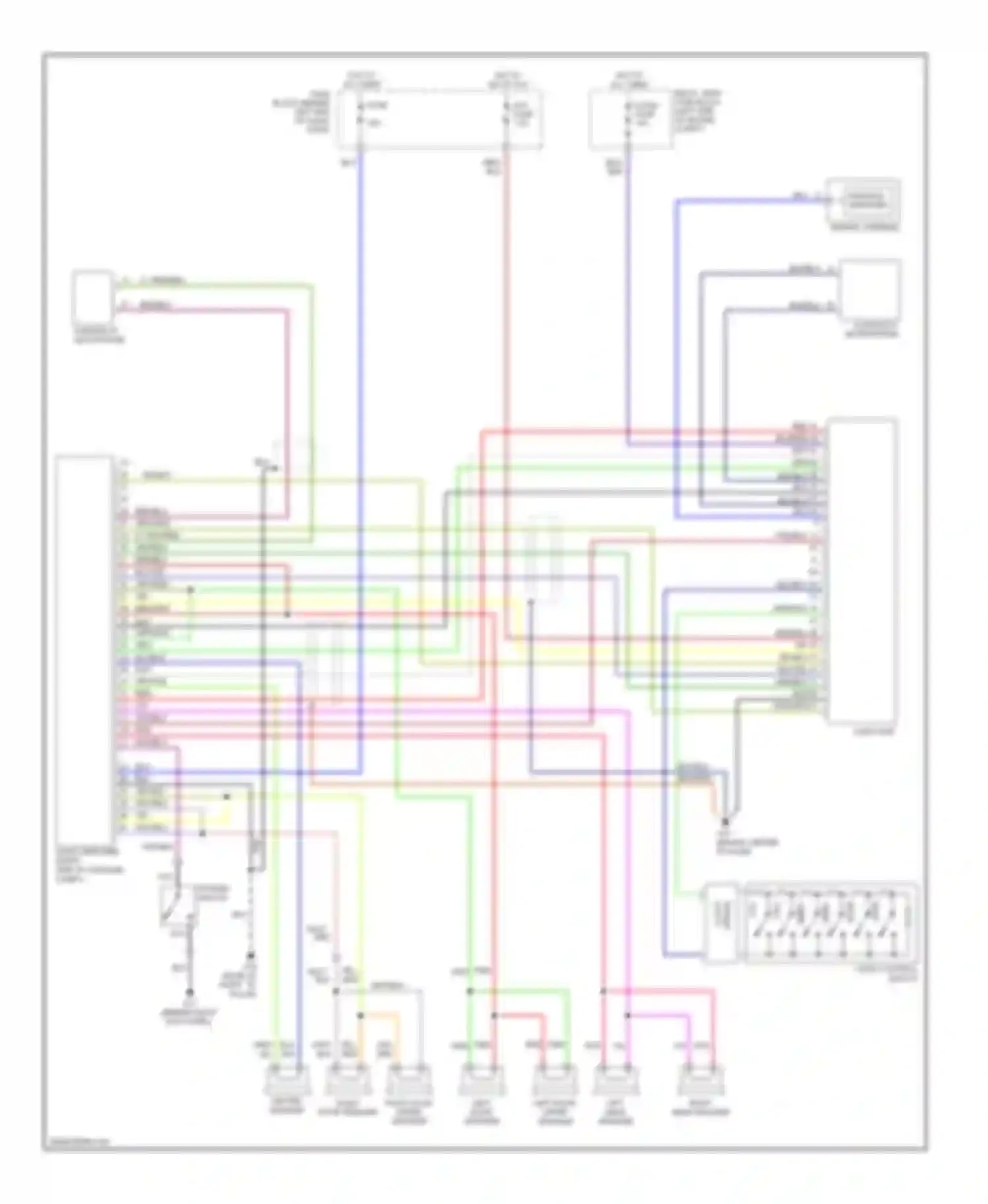 MX-5 Mazda NC (2005-2008): Radio circuit, with bose