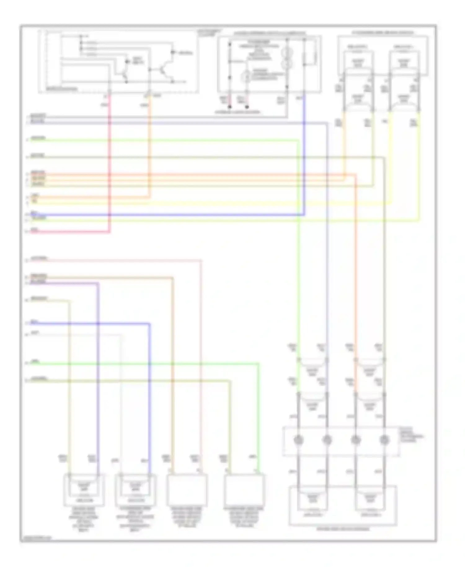 MX-5 Mazda NC (2005-2008): Supplemental restraints circuit (2 of 2)