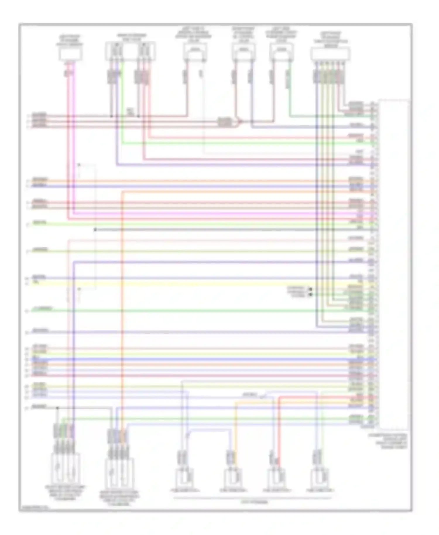 Wiring diagram blu for Mazda MX-5 NC (2005-2008) (20 of 33)
