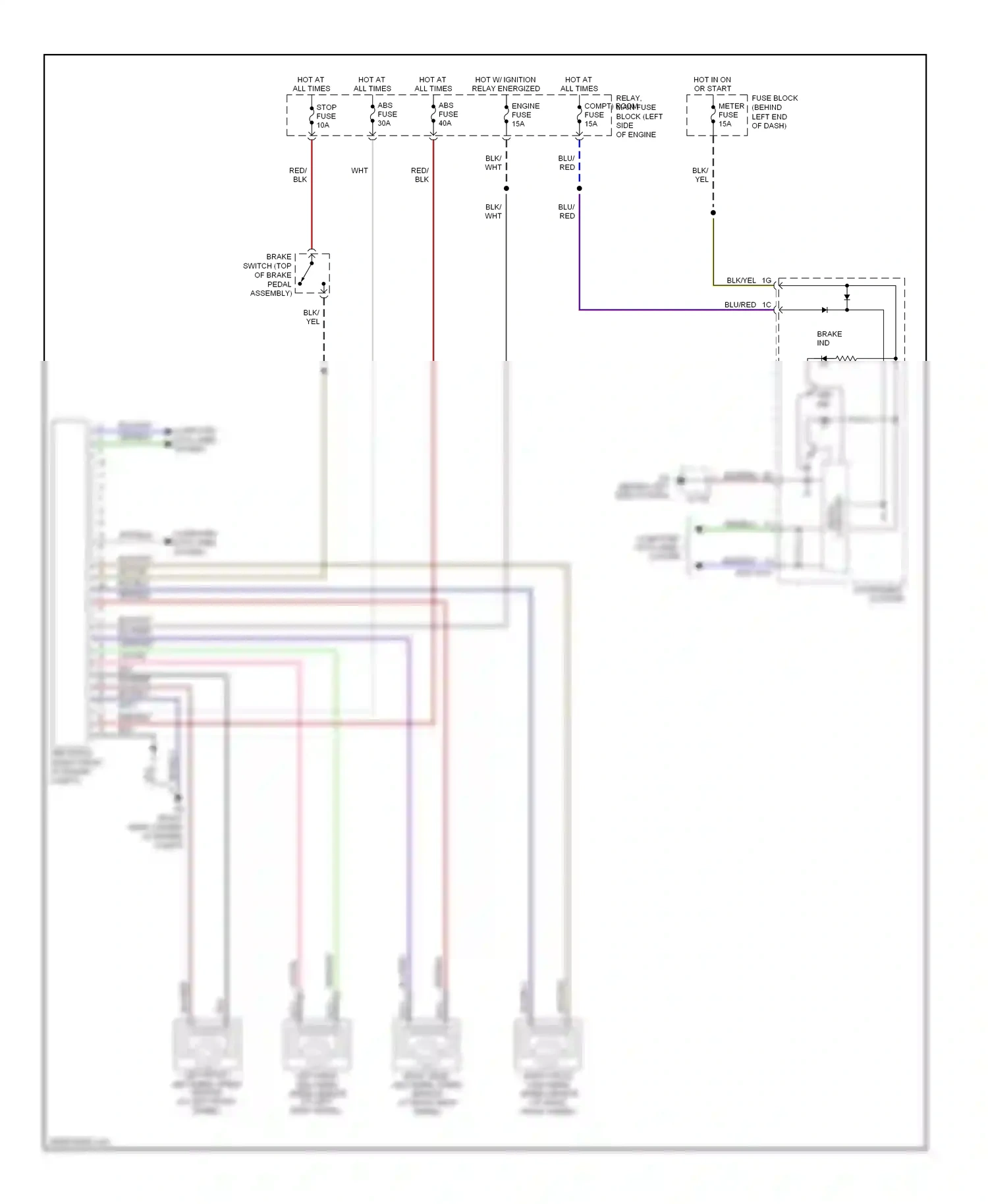 Mazda MX-5 NC (2005-2008) computer wiring diagram  (2 of 2)
