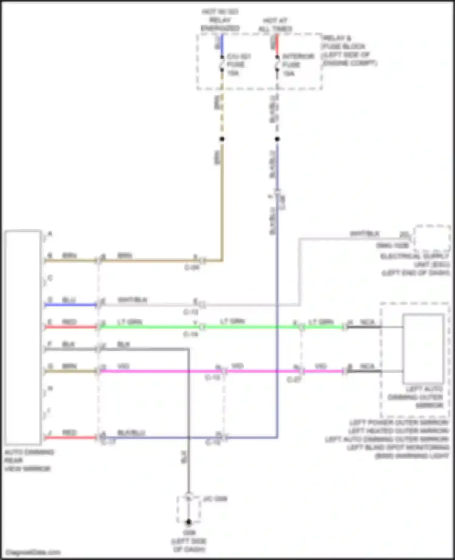 Wiring diagram c-06 for Mazda MX-5 ND (2015-2024) (12 of 22)