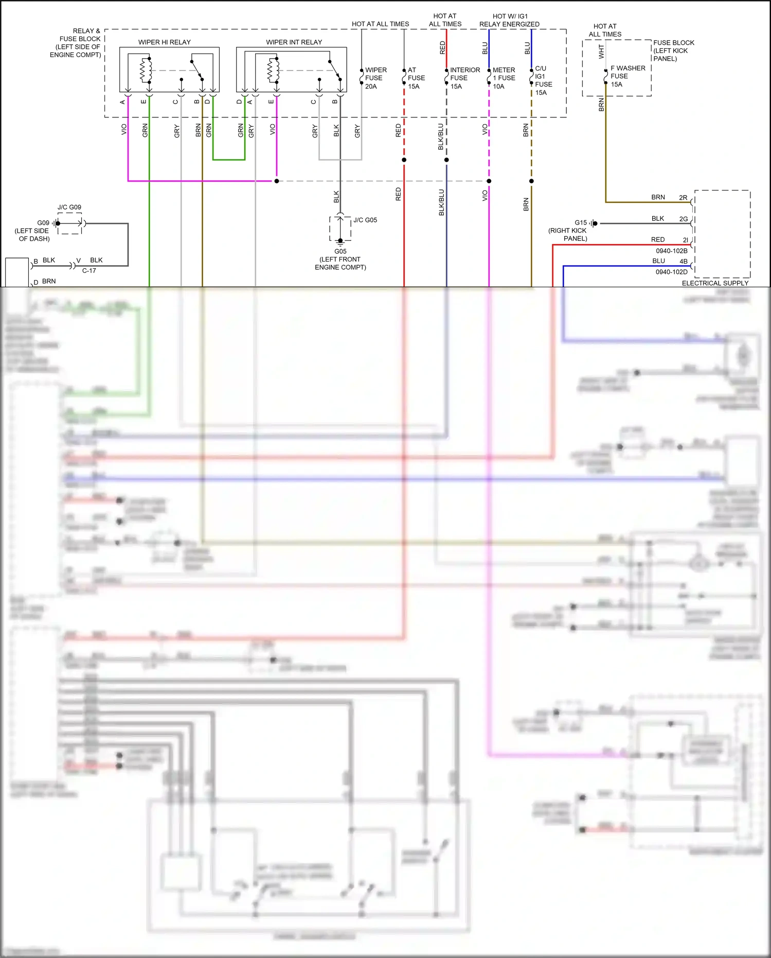 Mazda MX-5 ND (2015-2024) computer data lines system wiring diagram  (30 of 57)