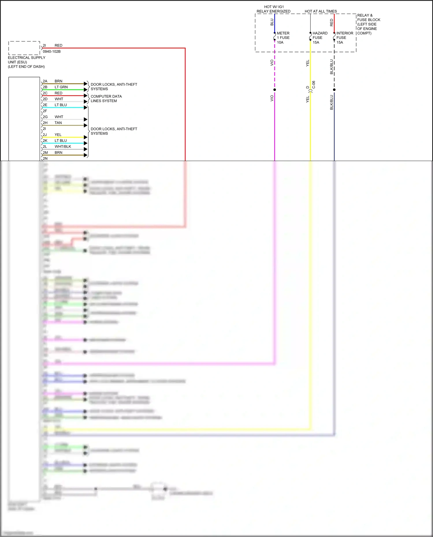 Mazda MX-5 ND (2015-2024) computer data lines system wiring diagram  (41 of 57)