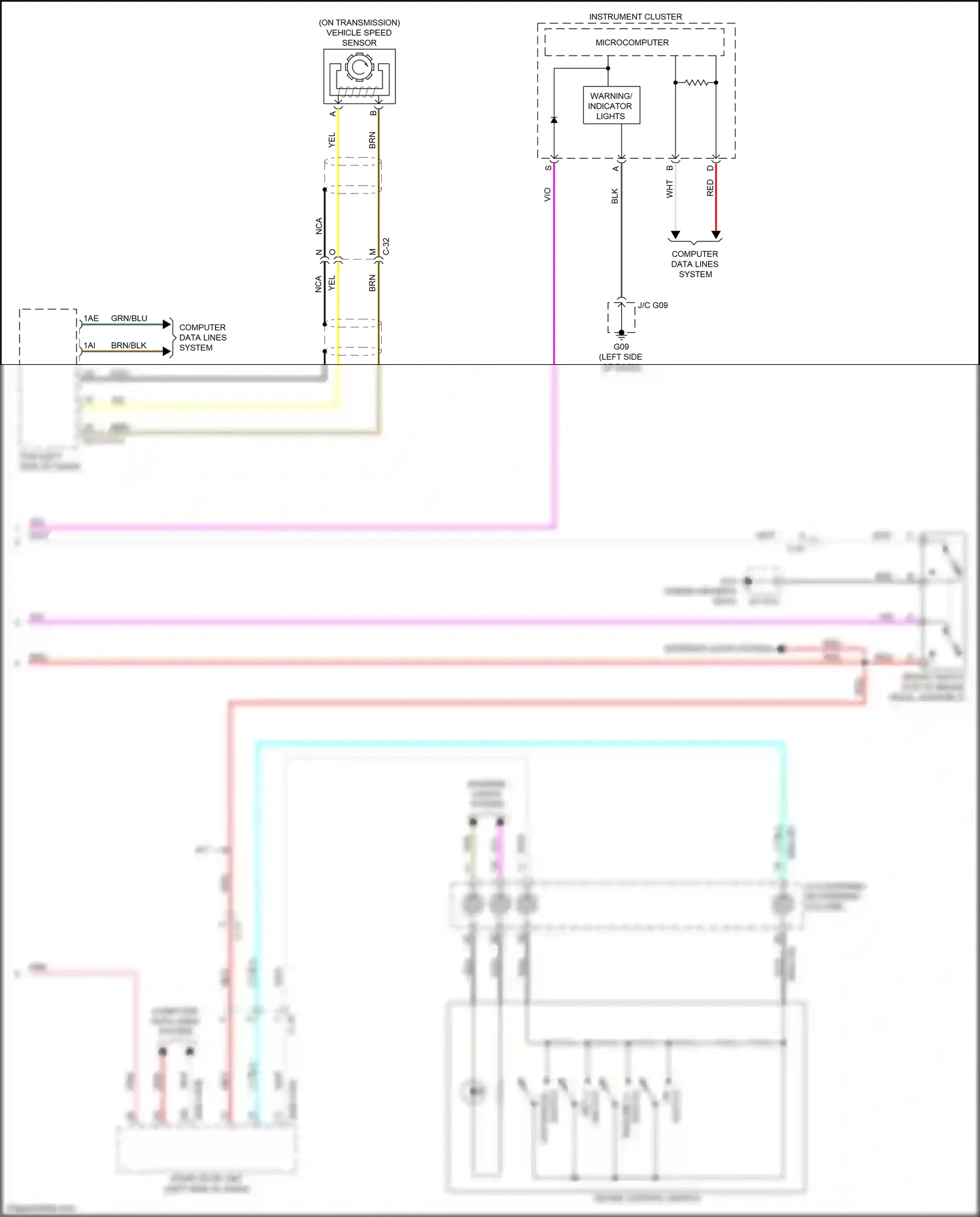 Mazda MX-5 ND (2015-2024) computer data lines system wiring diagram  (26 of 57)