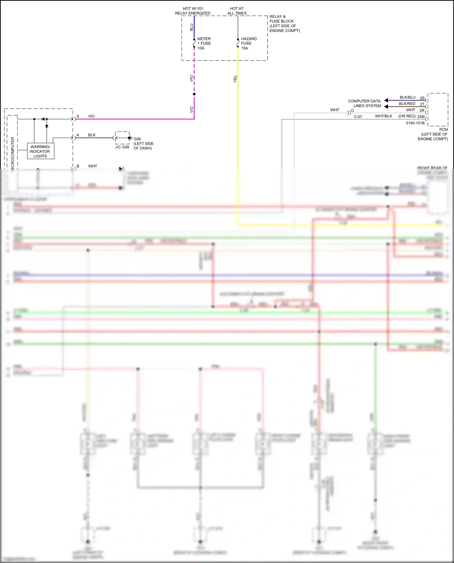 Mazda MX-5 ND (2015-2024) computer data lines system wiring diagram  (12 of 57)