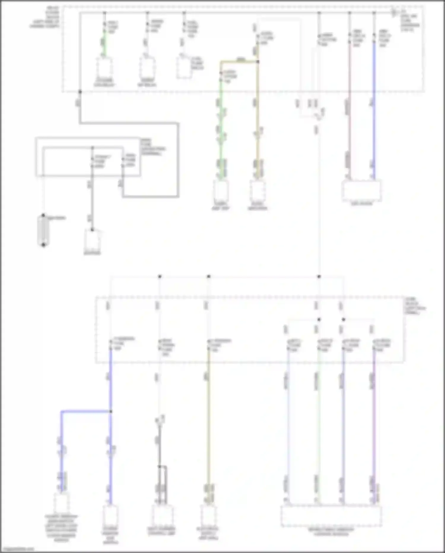 Wiring diagram cooling fan relay for Mazda MX-5 ND (2015-2024) (4 of 5)