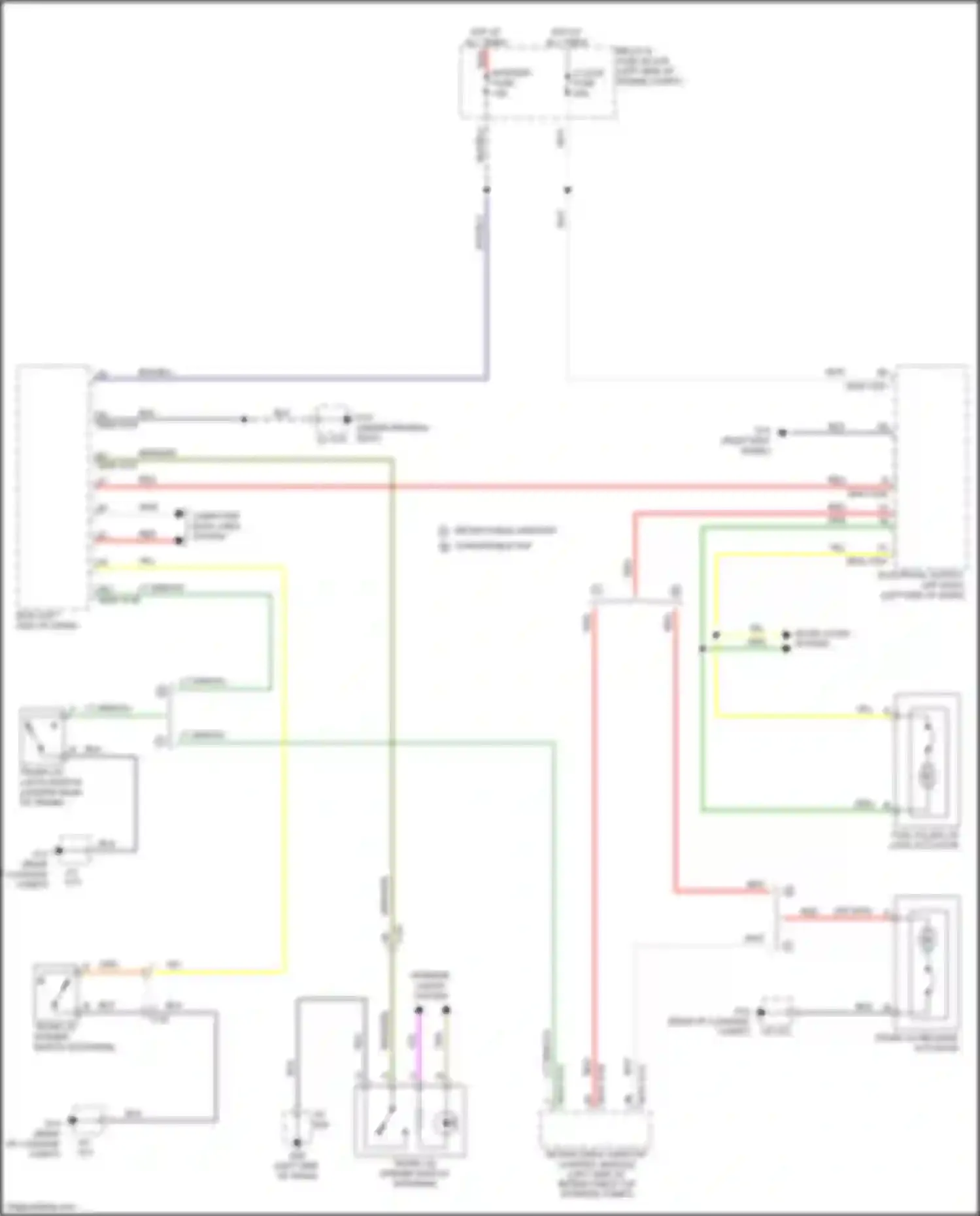 Wiring diagram d lock fuse for Mazda MX-5 ND (2015-2024) (5 of 5)