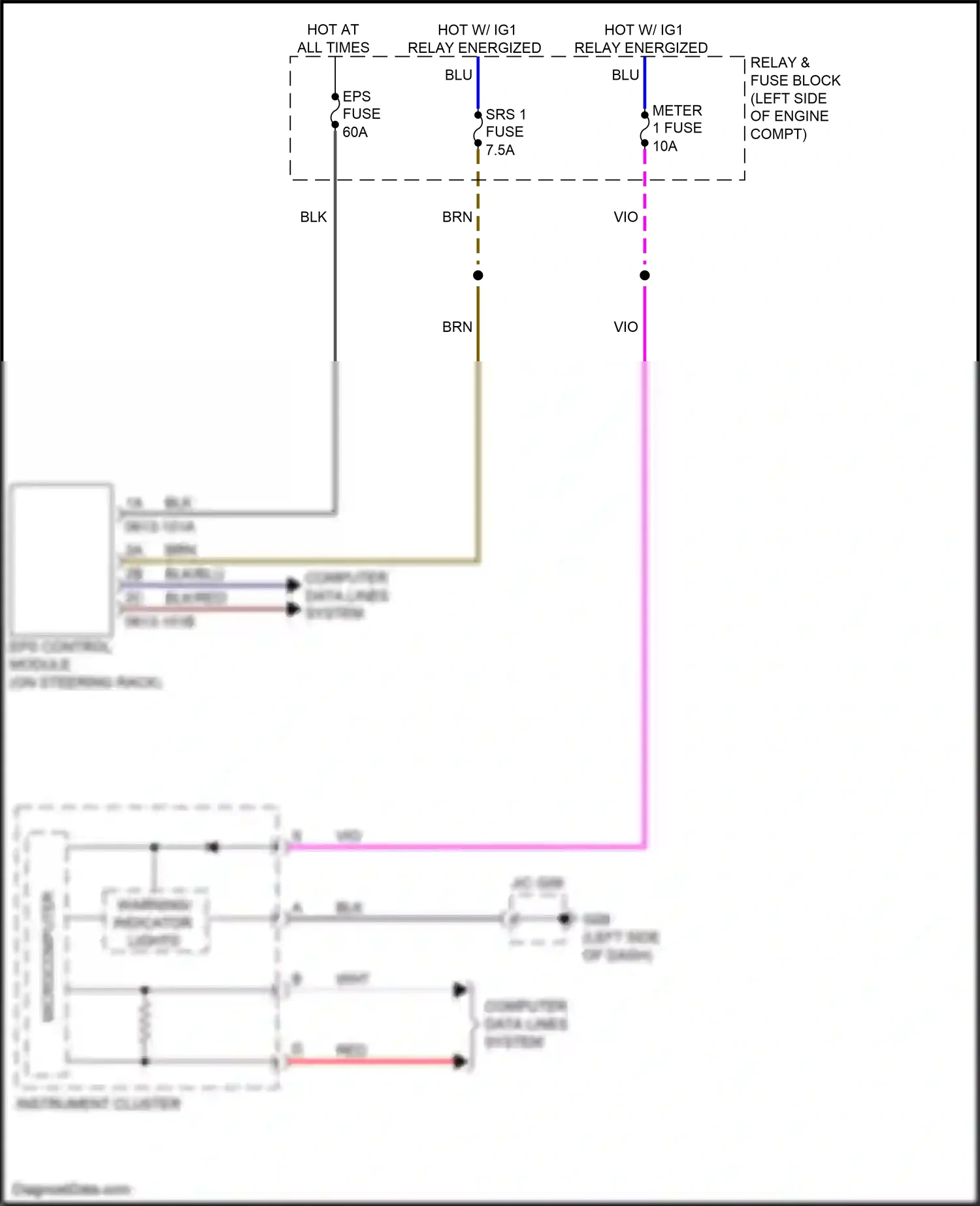 Mazda MX-5 ND (2015-2024) eps control module wiring diagram  (2 of 4)