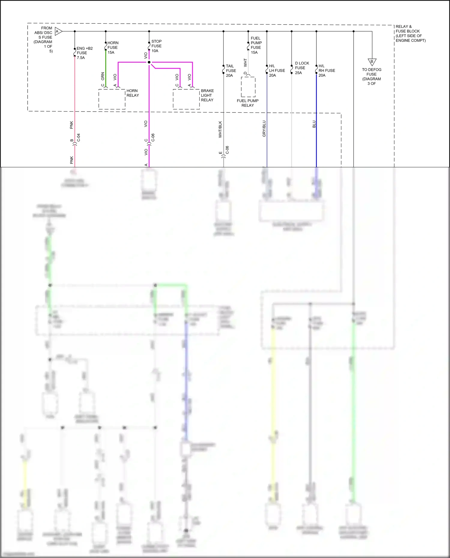 Mazda MX-5 ND (2015-2024) eps control module wiring diagram  (3 of 4)