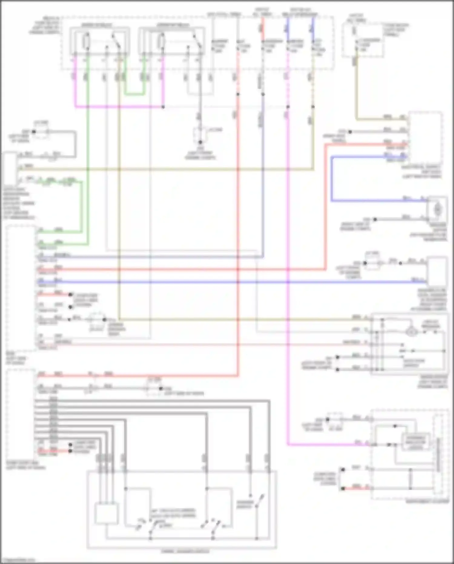 Wiring diagram meter 1 fuse for Mazda MX-5 ND (2015-2024) (20 of 23)