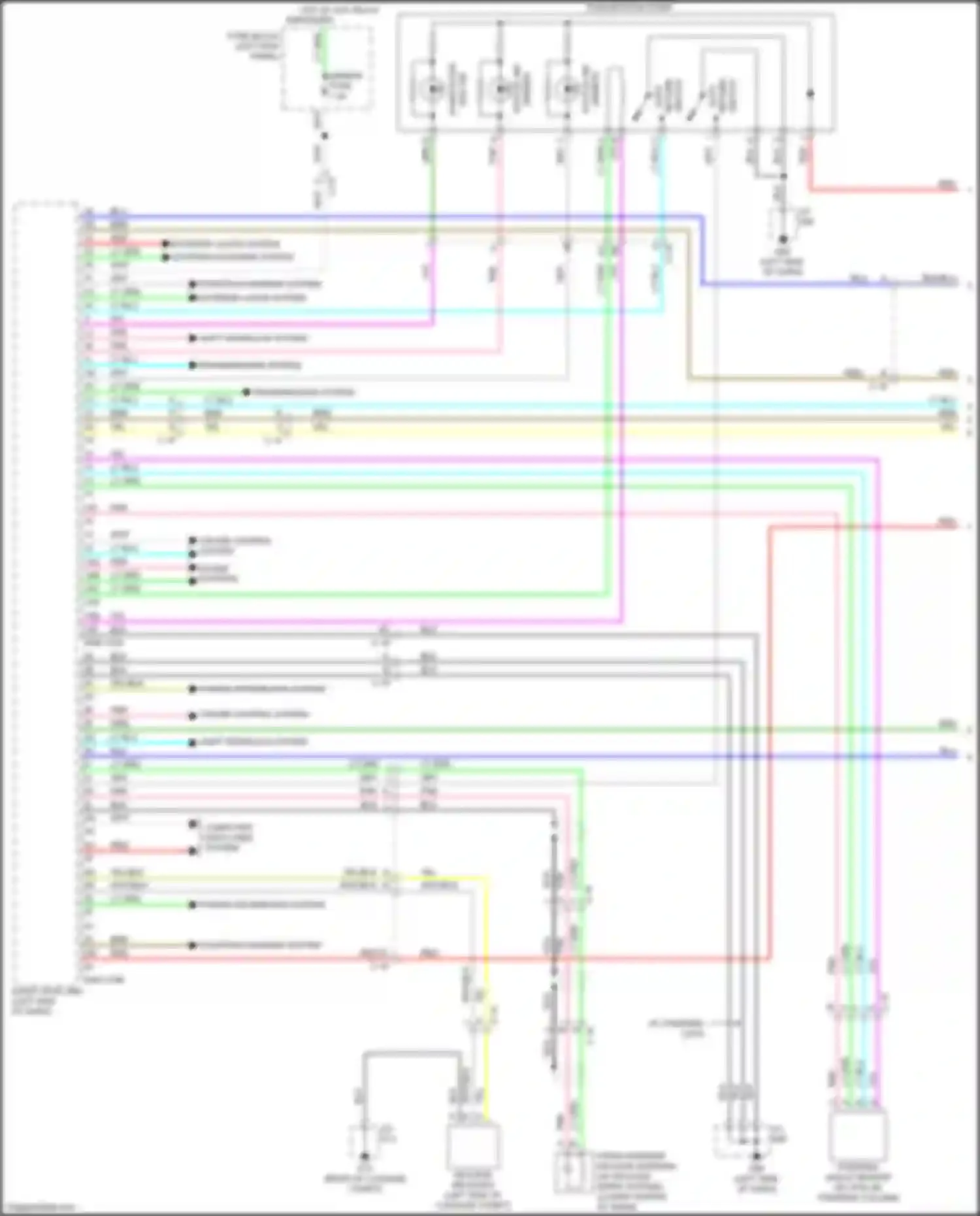 Wiring diagram mirror fuse for Mazda MX-5 ND (2015-2024) (1 of 10)