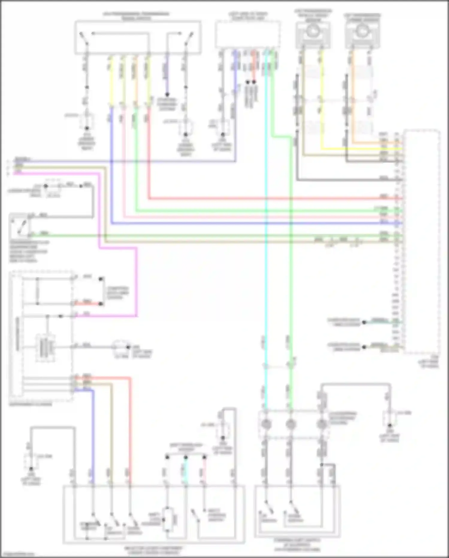 Wiring diagram not p position switch for Mazda MX-5 ND (2015-2024) (2 of 2)