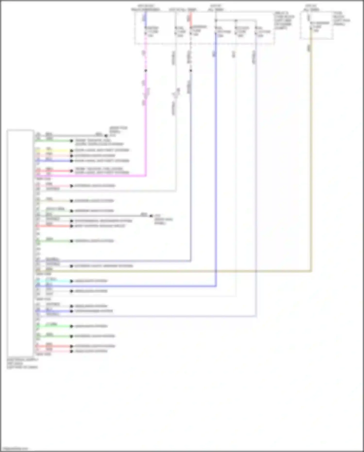 Wiring diagram relay energized for Mazda MX-5 ND (2015-2024) (22 of 23)
