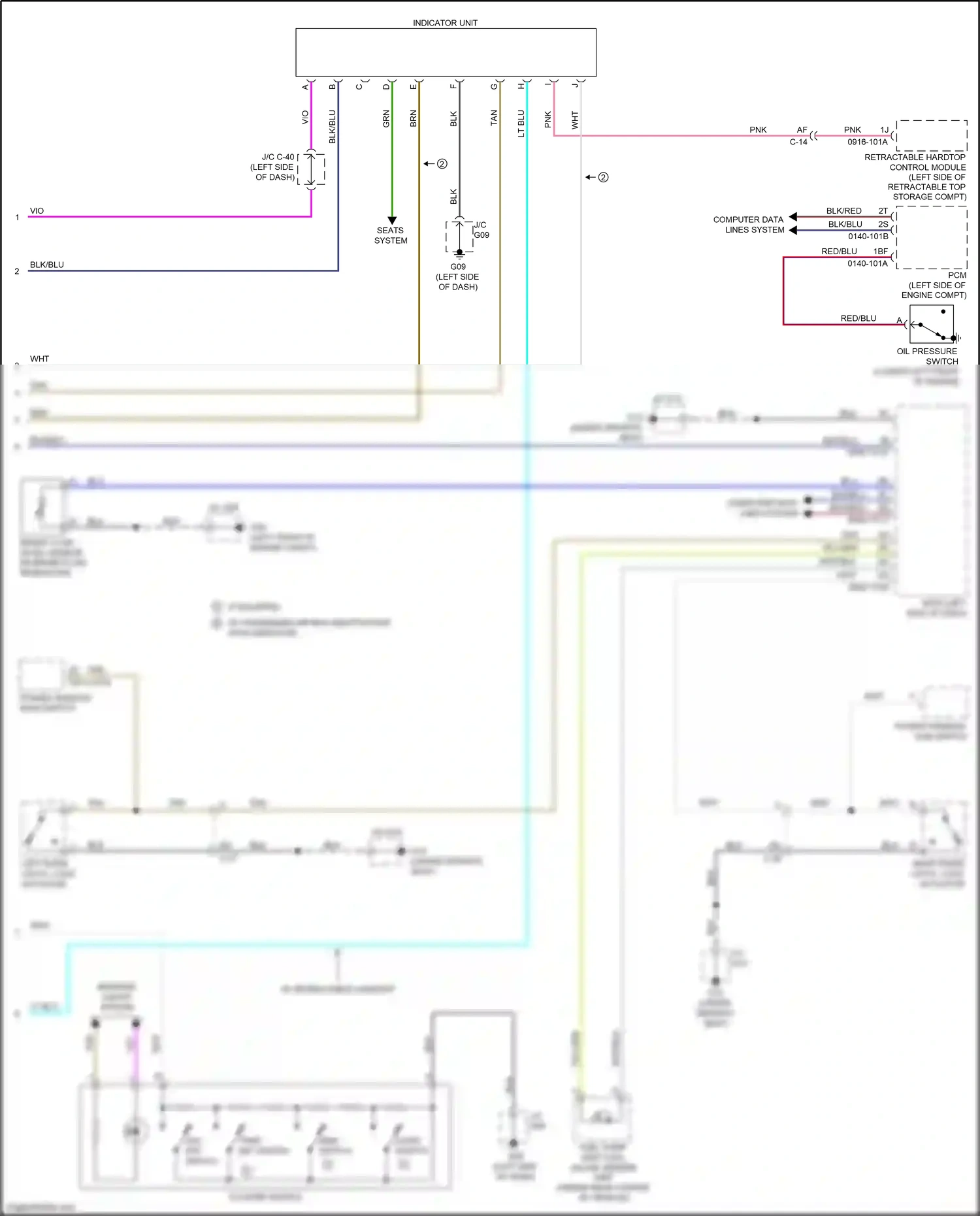 Mazda MX-5 ND (2015-2024) tpms set switch wiring diagram  (1 of 2)