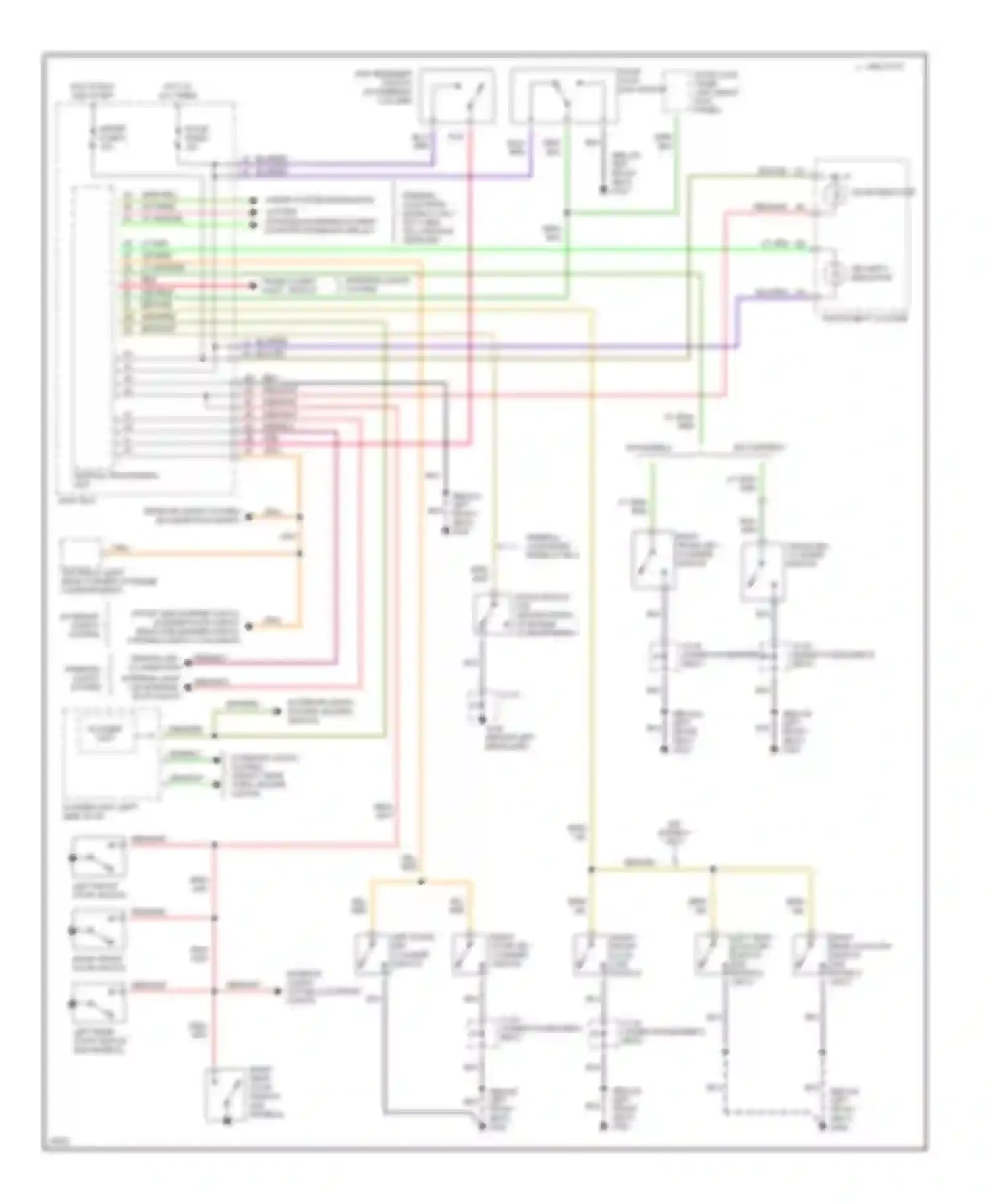 MX-6 Mazda I (1992-1997): Anti-theft circuit