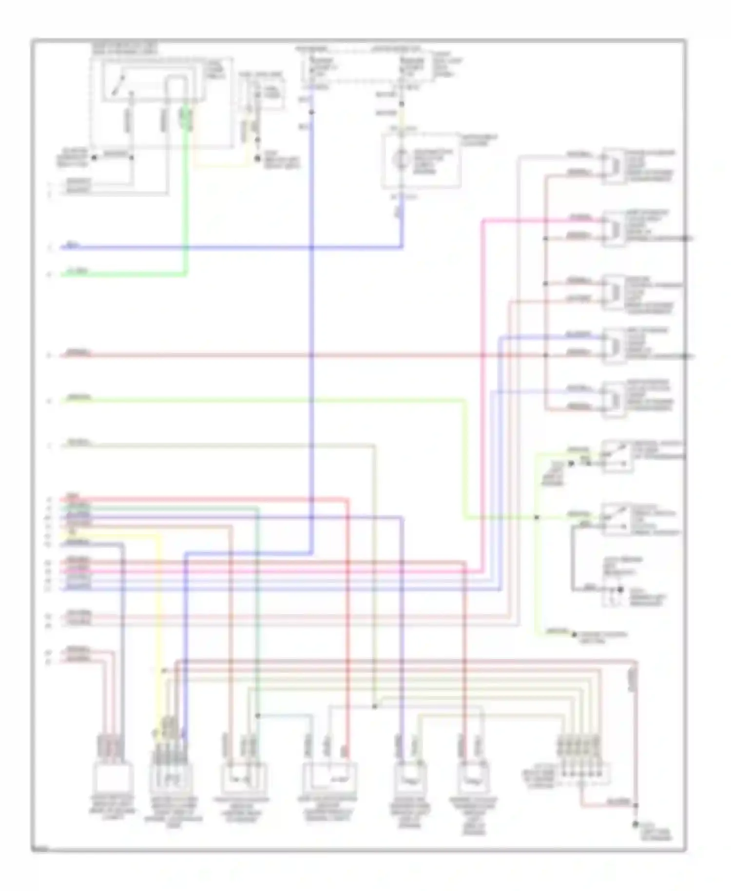 MX-6 Mazda I (1992-1997): Wiring diagram engine performance 2.0ls, m/t (2 of 2)