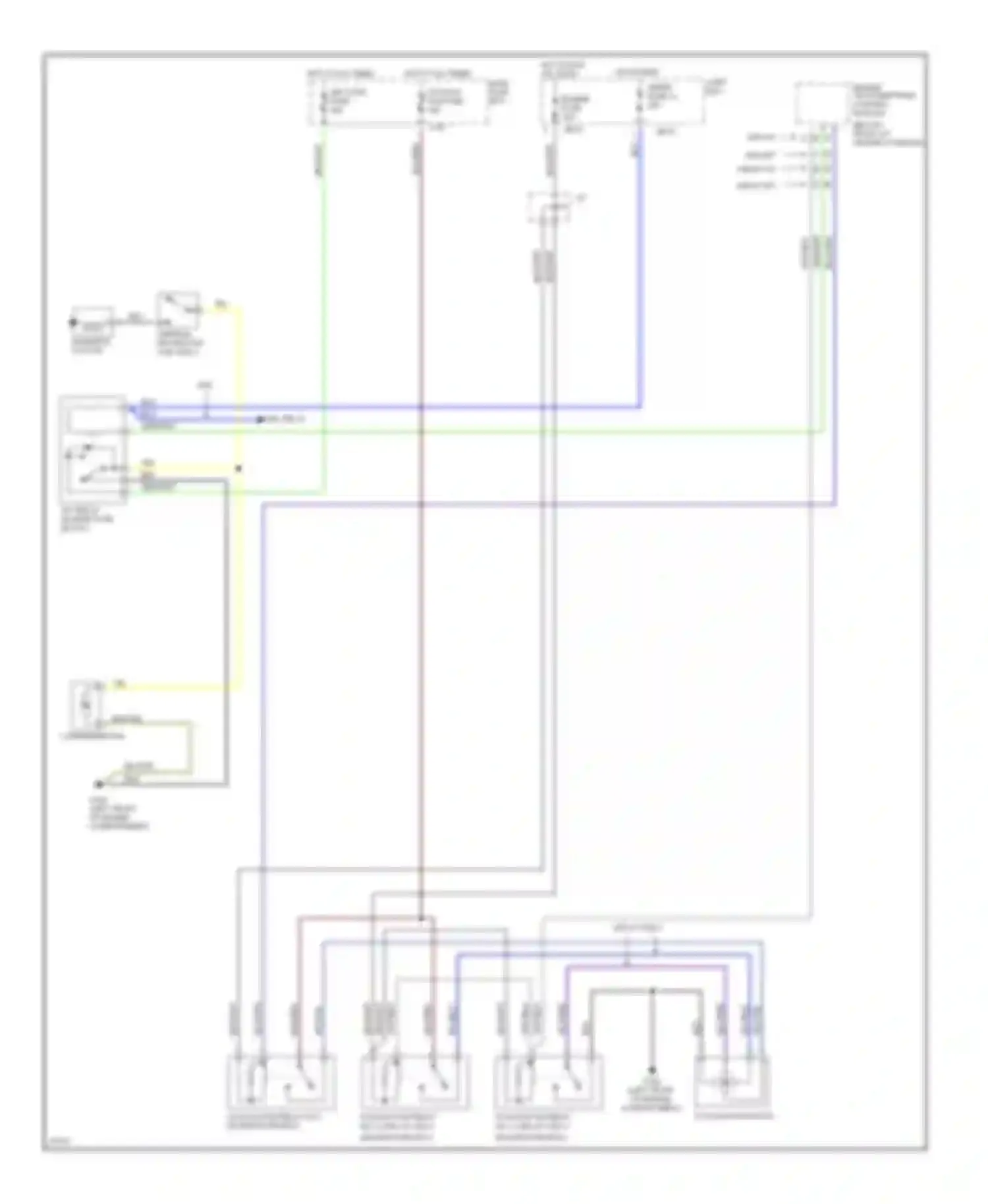 Wiring diagram 1995 m/t 1996-97 a/t for Mazda MX-6 I (1992-1997) (1 of 1)