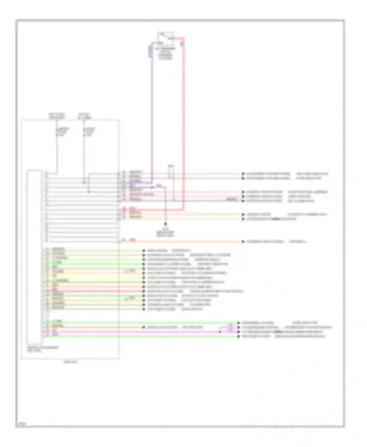 Wiring diagram red/wht for Mazda MX-6 I (1992-1997) (4 of 14)