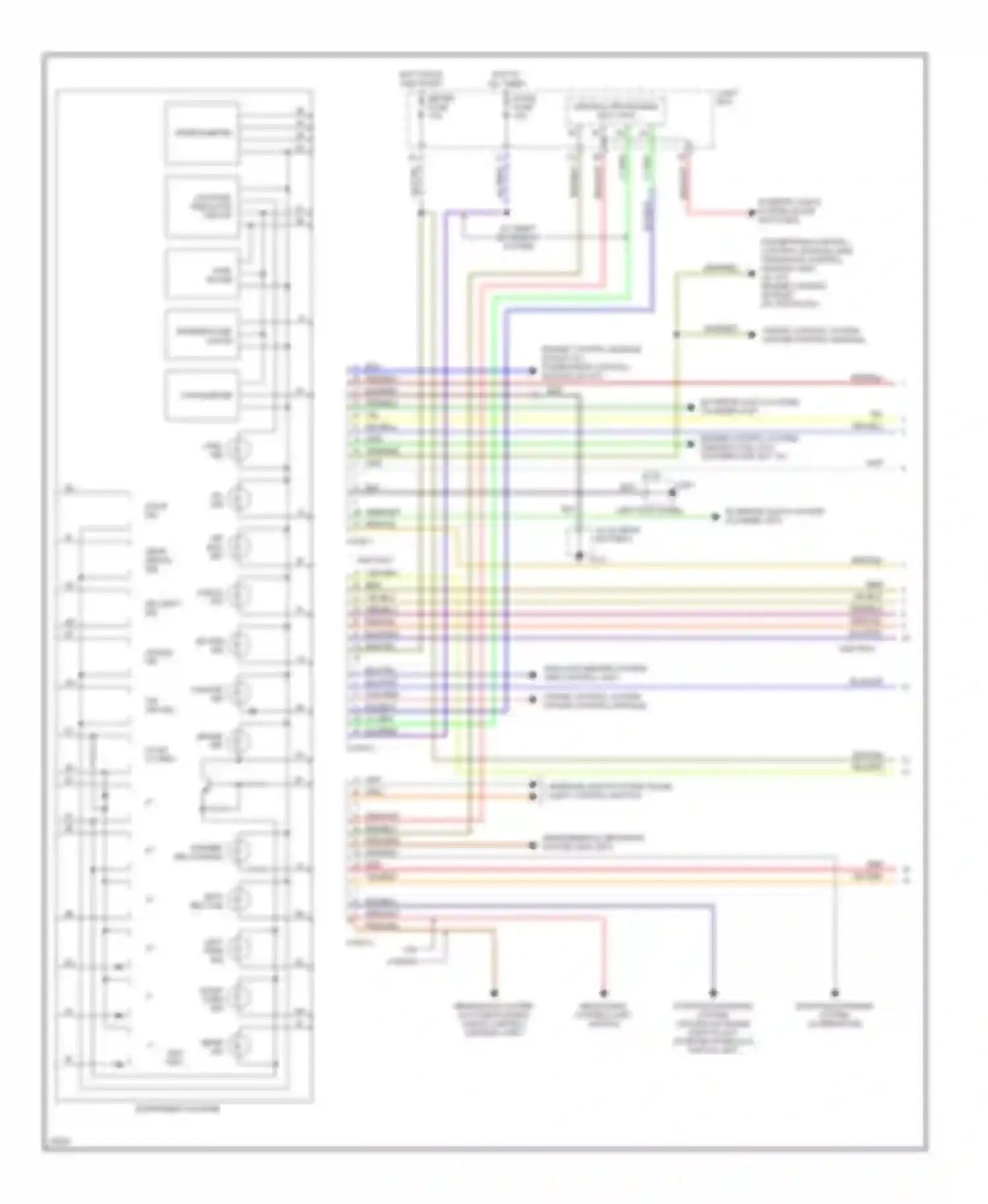 Wiring diagram red/wht for Mazda MX-6 I (1992-1997) (14 of 14)