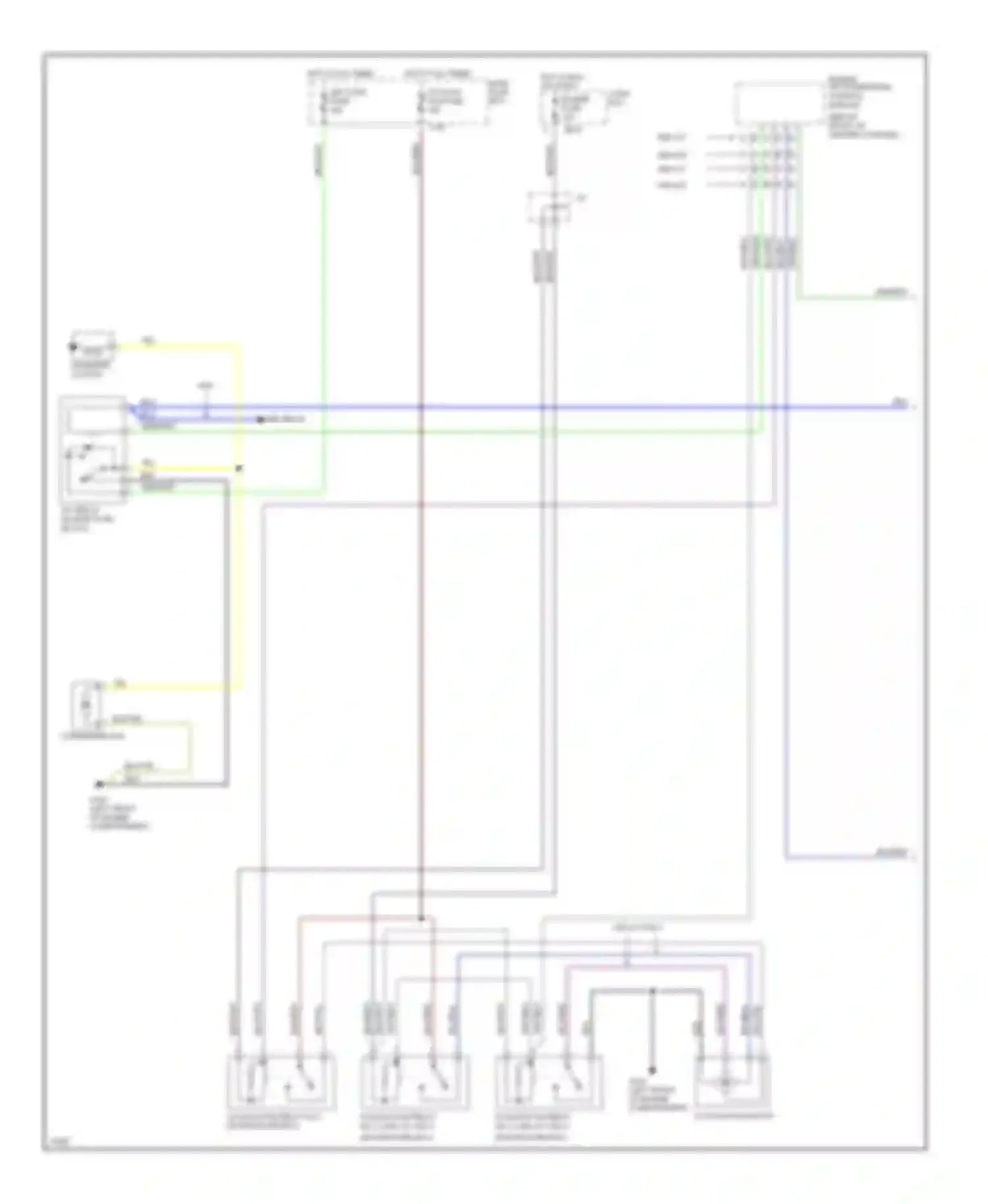 Wiring diagram wht/blk for Mazda MX-6 I (1992-1997) (1 of 15)