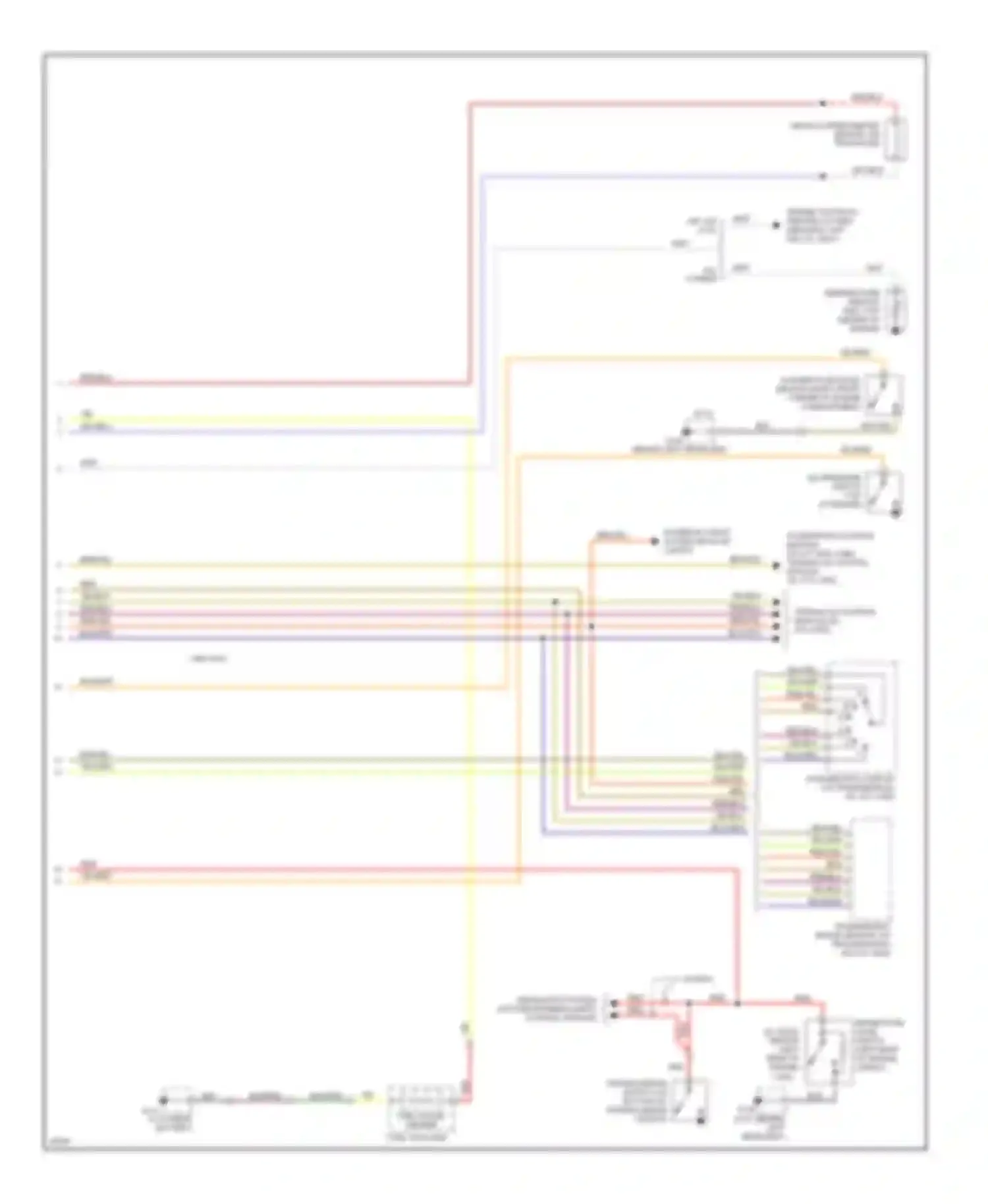 Wiring diagram yel/blk for Mazda MX-6 I (1992-1997) (8 of 10)