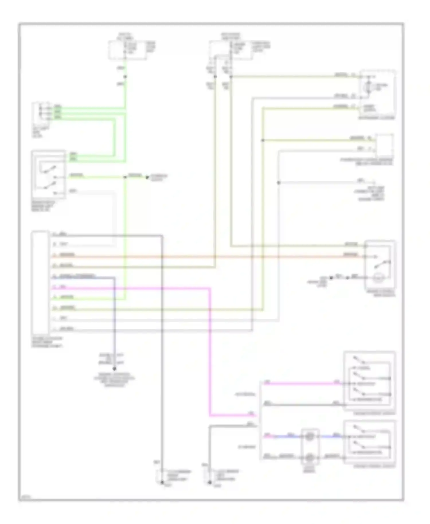 Protege Mazda BH (1994-1999): 1.5l, cruise control circuit