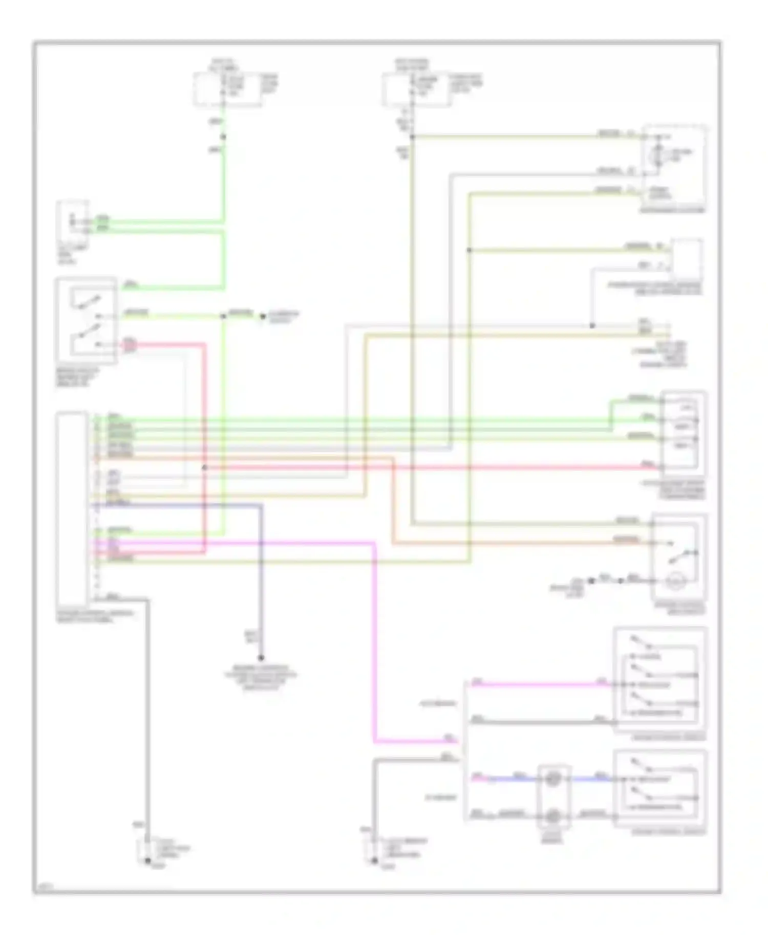 Protege Mazda BH (1994-1999): 1.8l, cruise control circuit