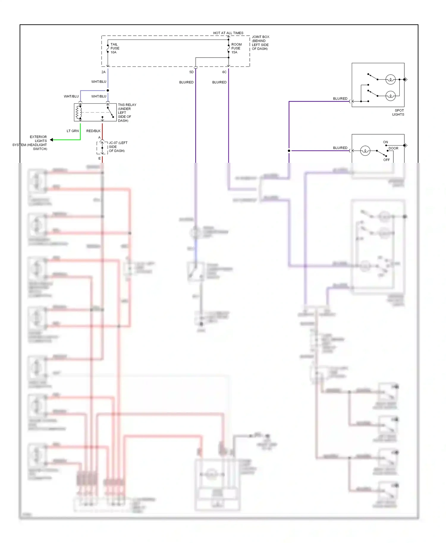 Mazda Protege BH (1994-1999) solid state wiring diagram  (2 of 2)