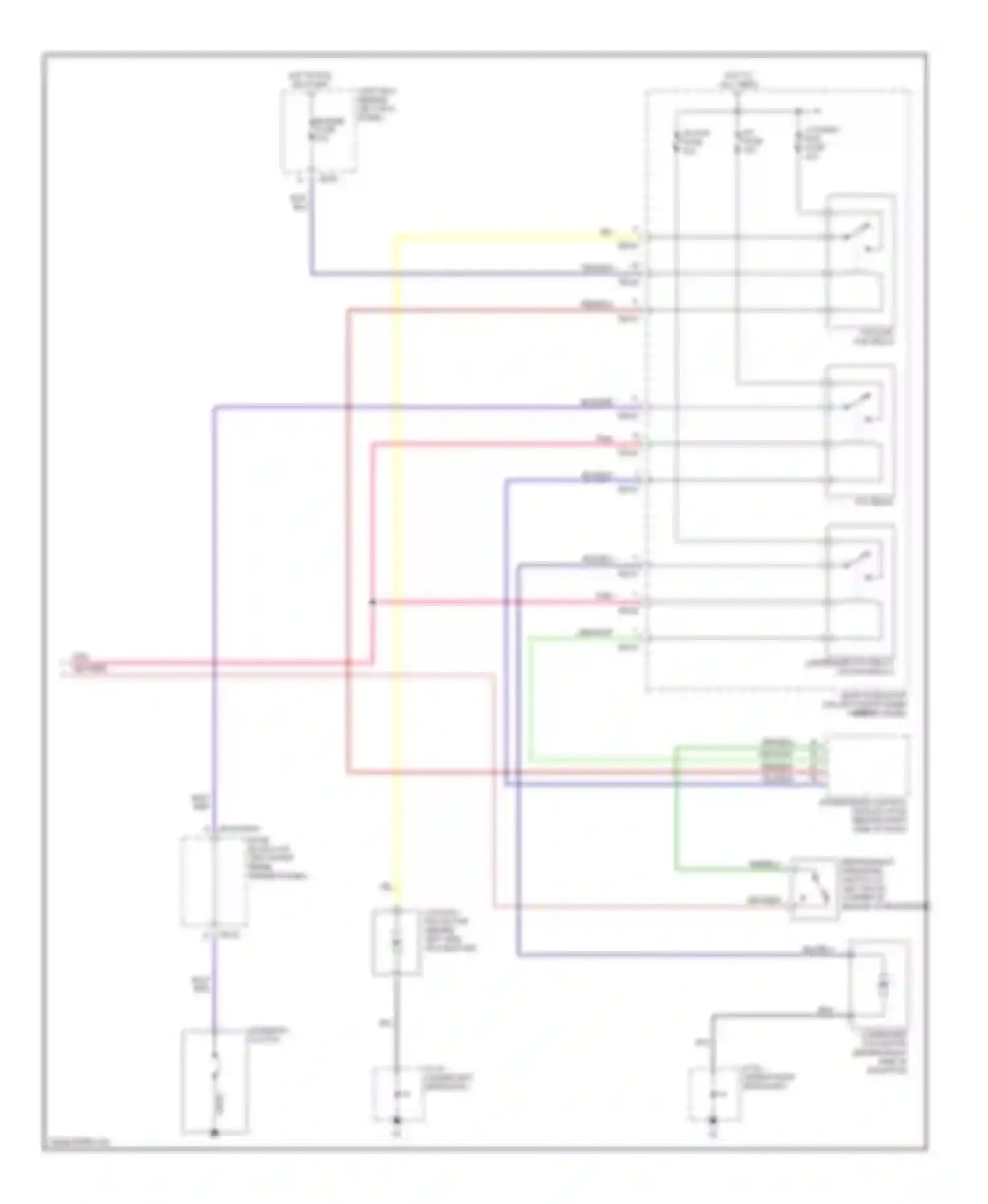 Protege Mazda BJ (1998-2004): Manual a/c circuit (2 of 2)