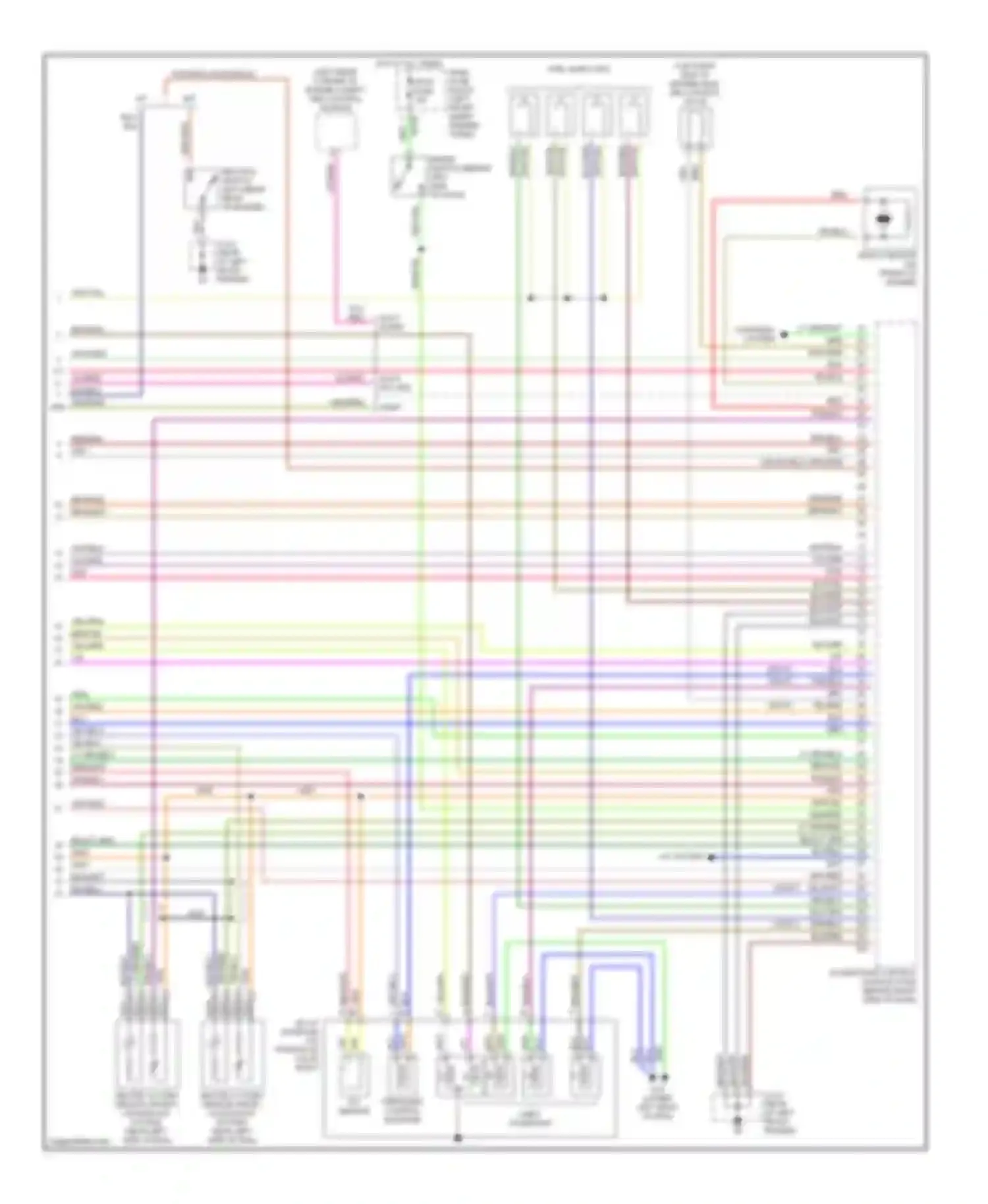 Protege Mazda BJ (1998-2004): Wiring diagram engine performance 2.0ls, early production (3 of 3)