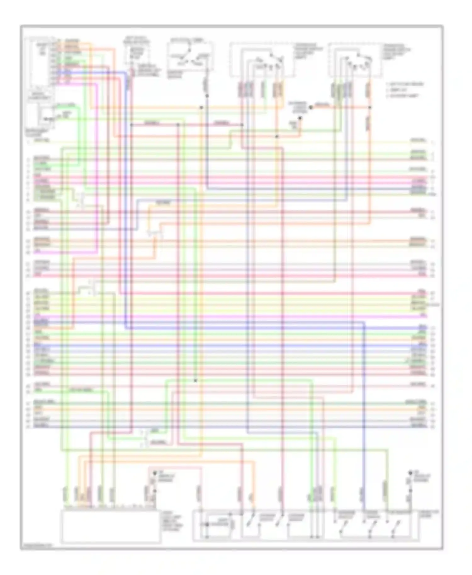 Protege Mazda BJ (1998-2004): Wiring diagram engine performance 2.0ls, late production (3 of 4)