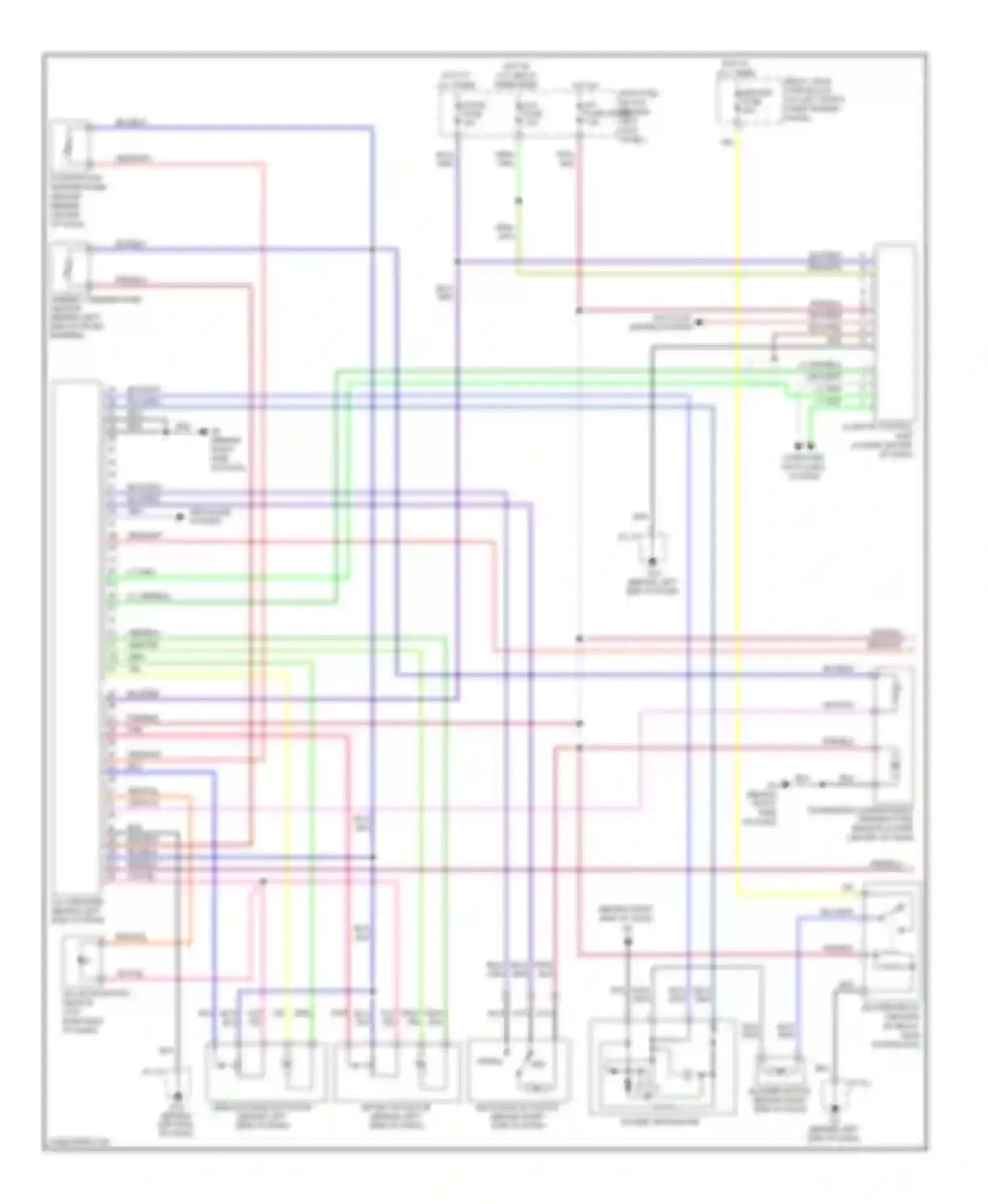 RX-8 Mazda I facelift (2008-2012): Automatic a/c circuit (1 of 2)