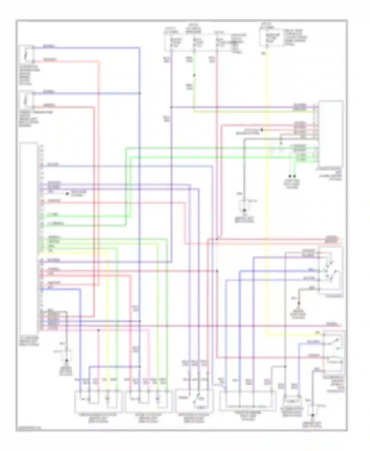RX-8 Mazda I facelift (2008-2012): Manual a/c circuit (1 of 2)
