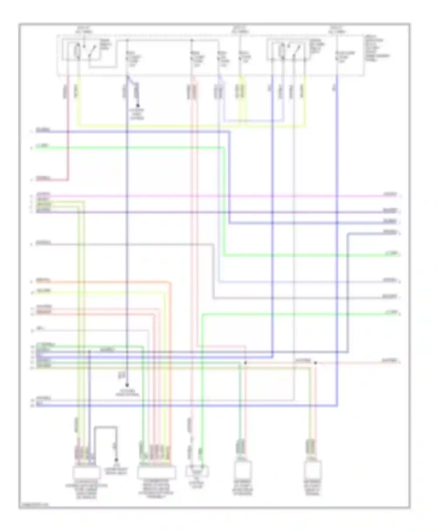 RX-8 Mazda I facelift (2008-2012): Wiring diagram engine performance 1.3l (2 of 5)