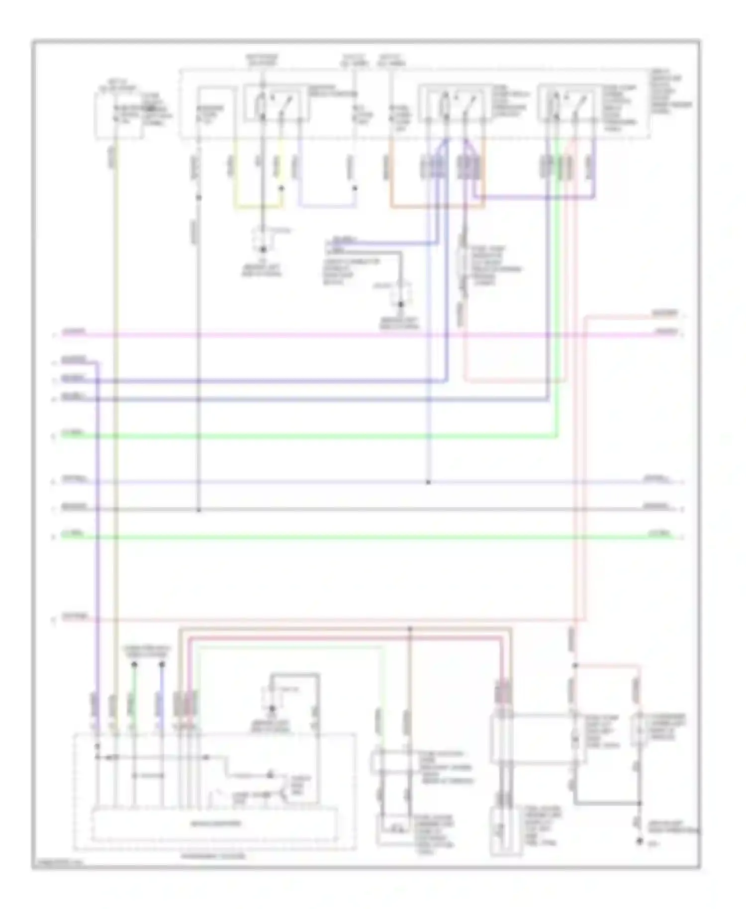 RX-8 Mazda I facelift (2008-2012): Wiring diagram engine performance 1.3l (3 of 5)