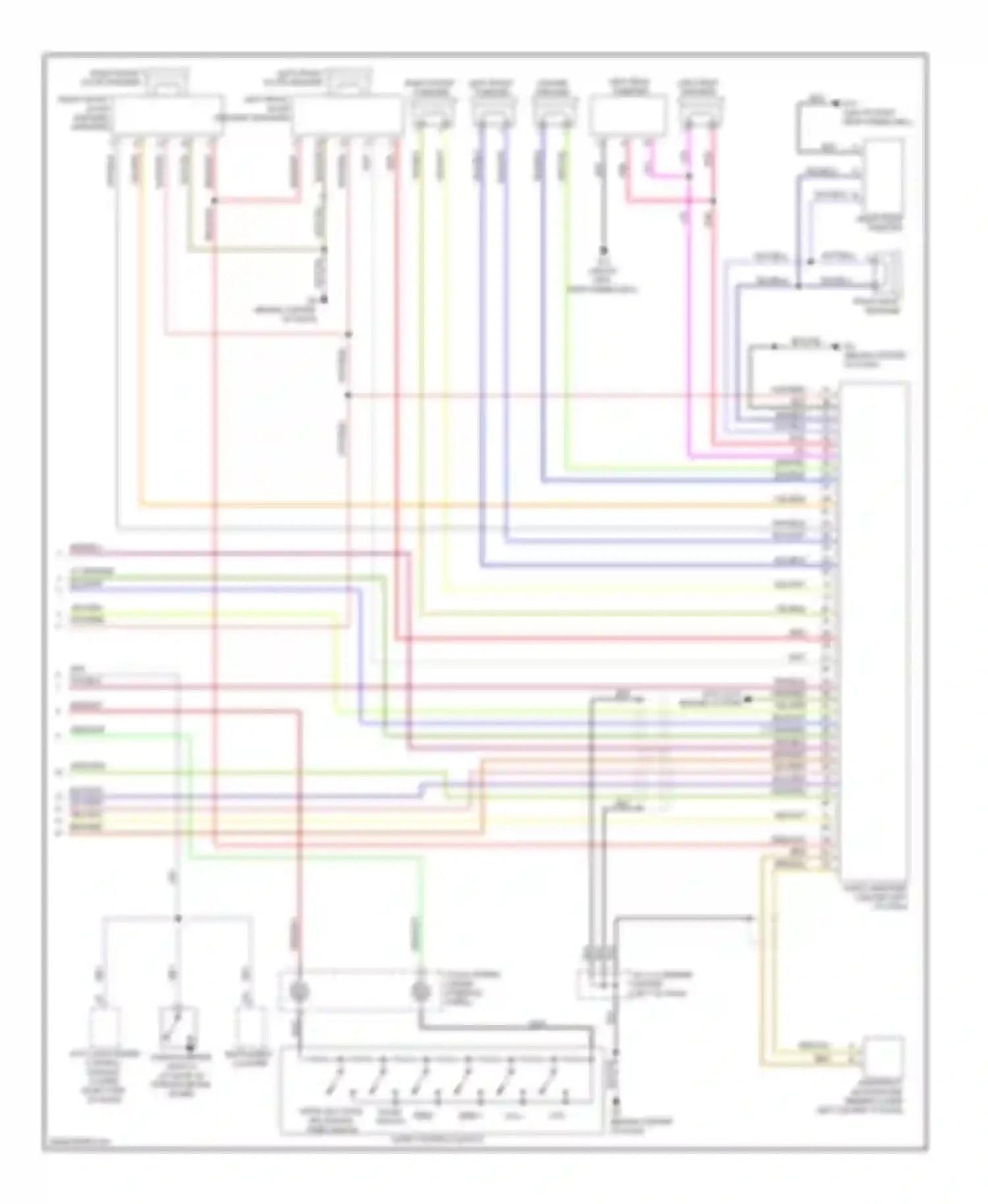 RX-8 Mazda I facelift (2008-2012): Navigation circuit (2 of 2)