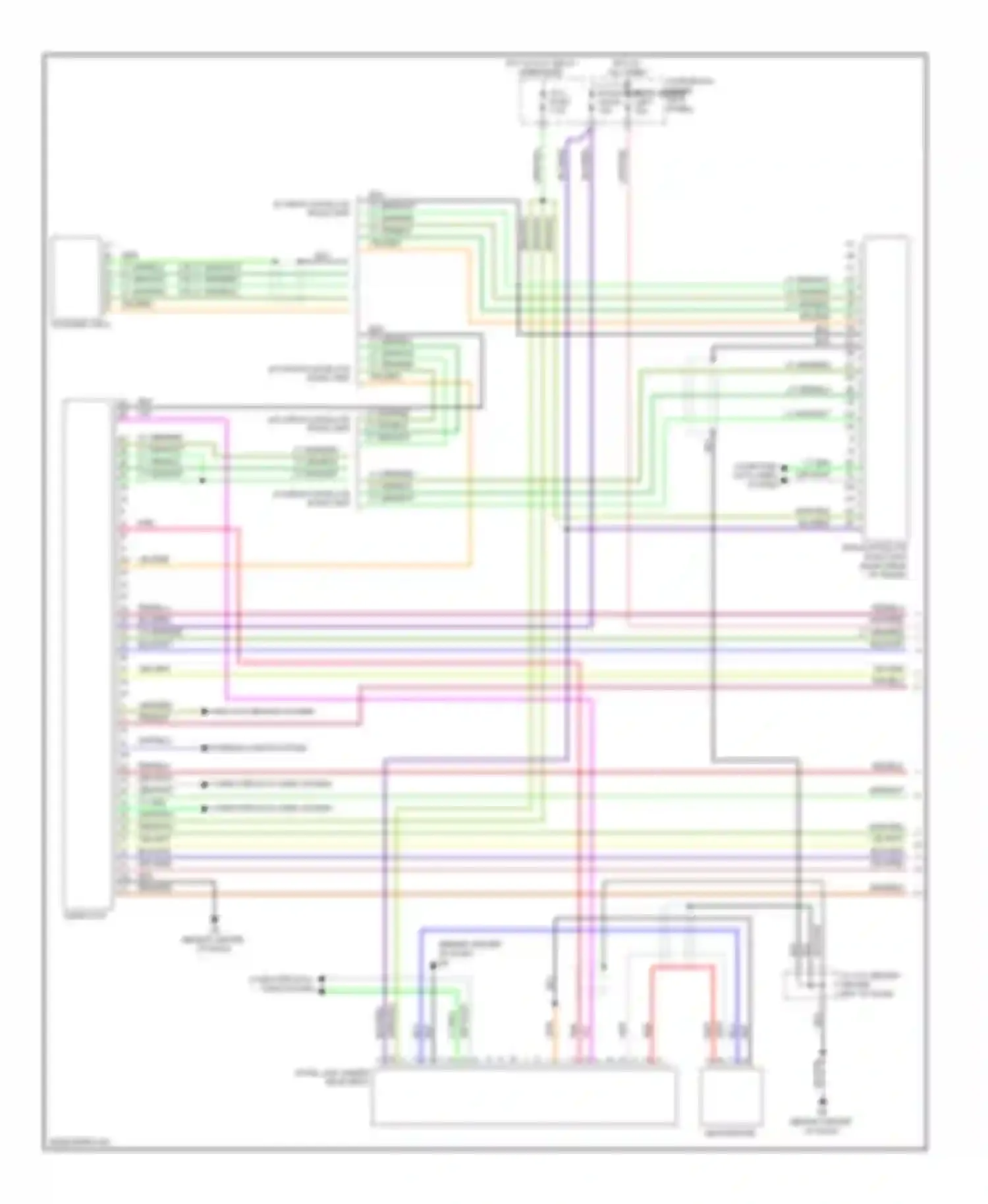 RX-8 Mazda I facelift (2008-2012): Radio circuit, with bose without navigation (1 of 2)
