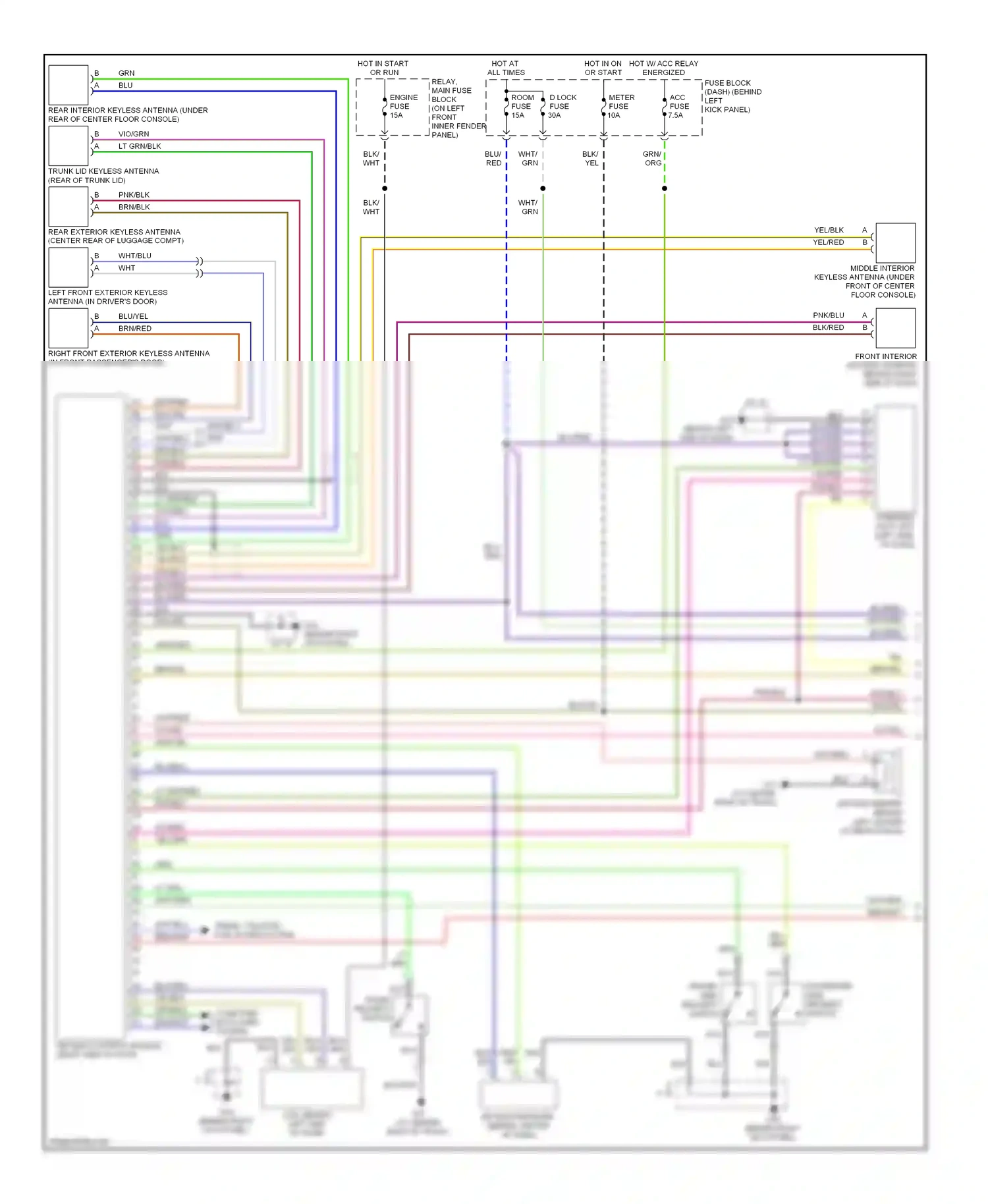Mazda RX-8 I facelift (2008-2012) computer data lines system wiring diagram  (7 of 30)