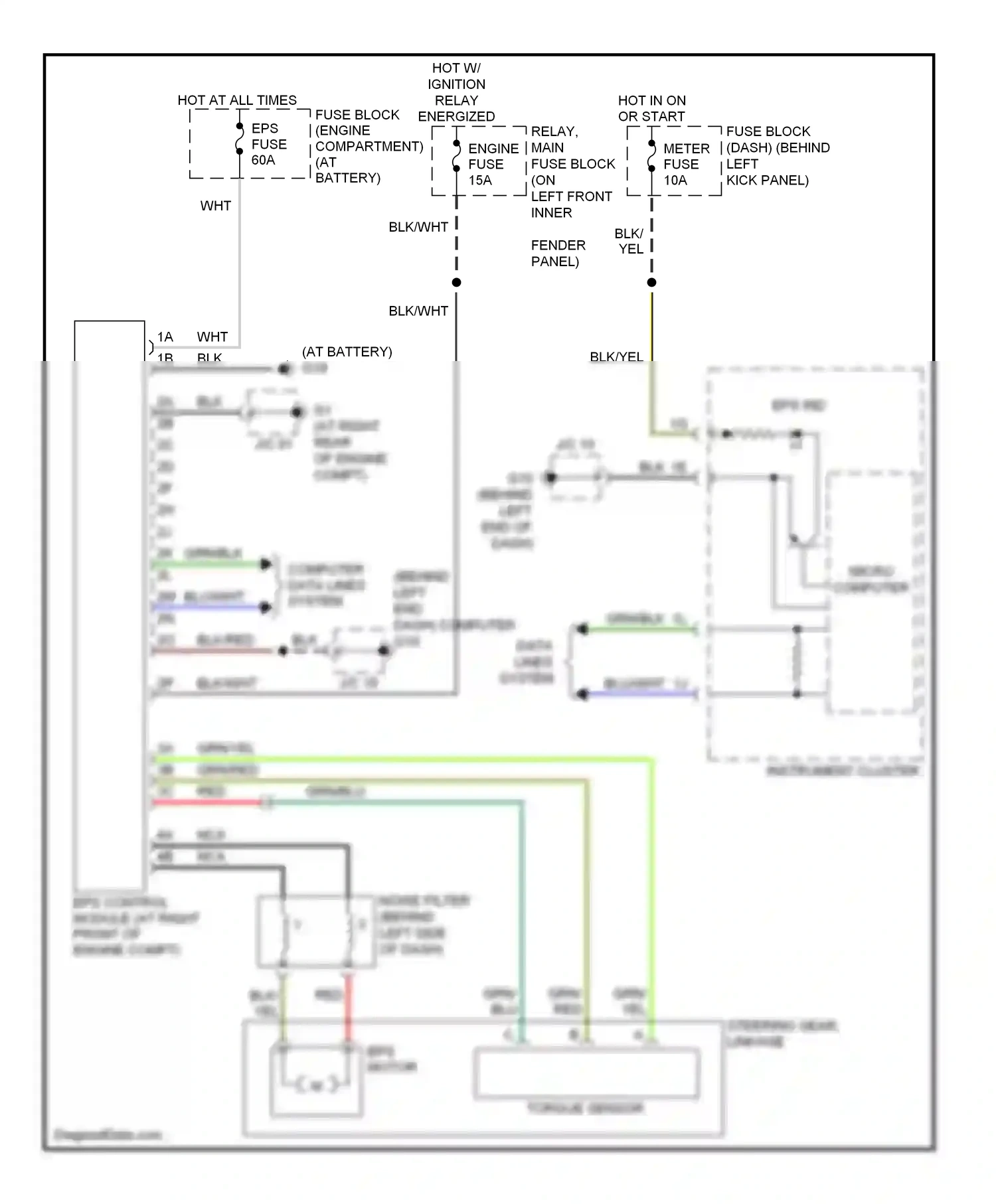 Mazda RX-8 I facelift (2008-2012) computer data lines system wiring diagram  (6 of 30)