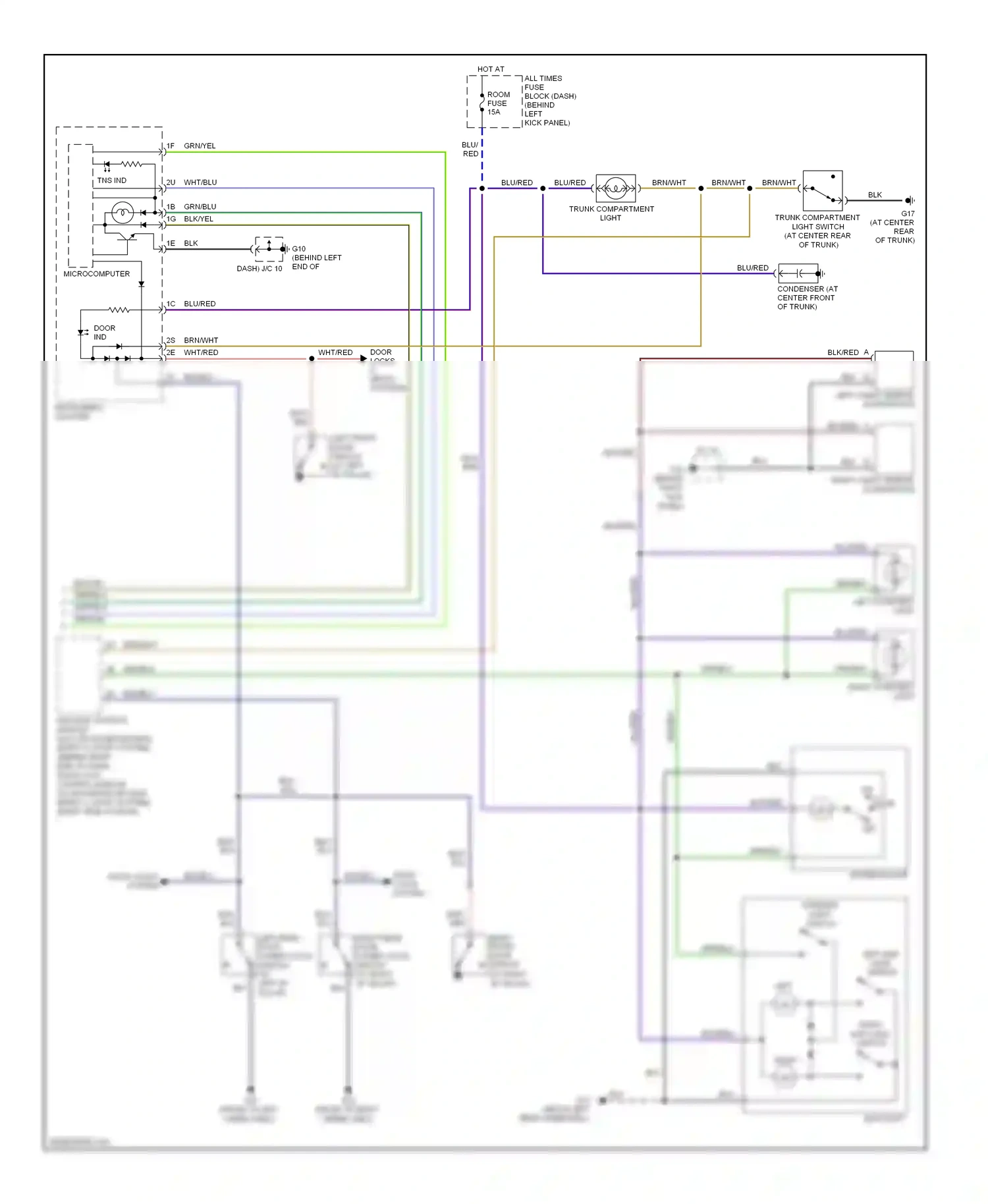 Mazda RX-8 I facelift (2008-2012) microcomputer wiring diagram  (5 of 10)