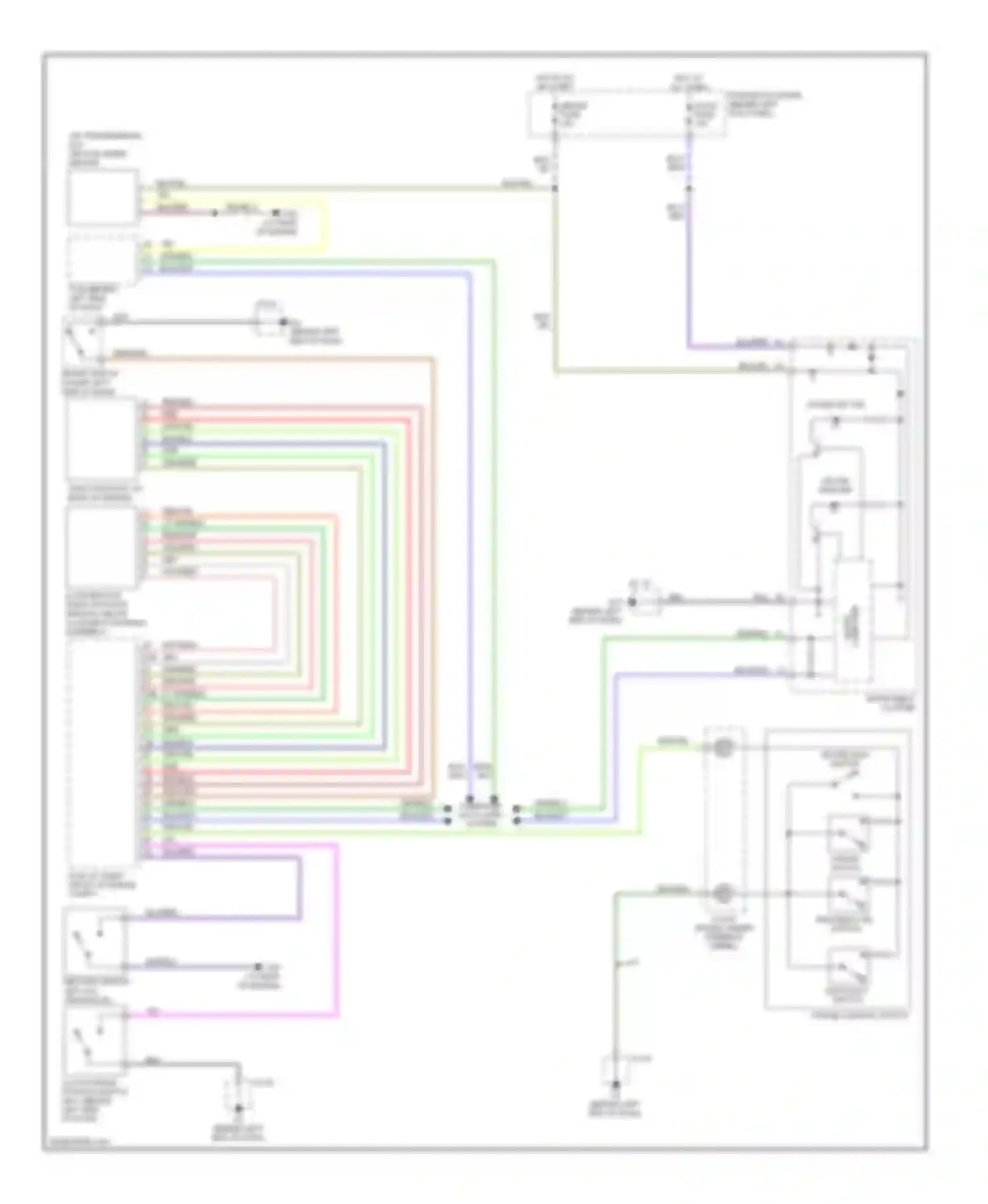 RX-8 Mazda I (2003-2008): Cruise control circuit