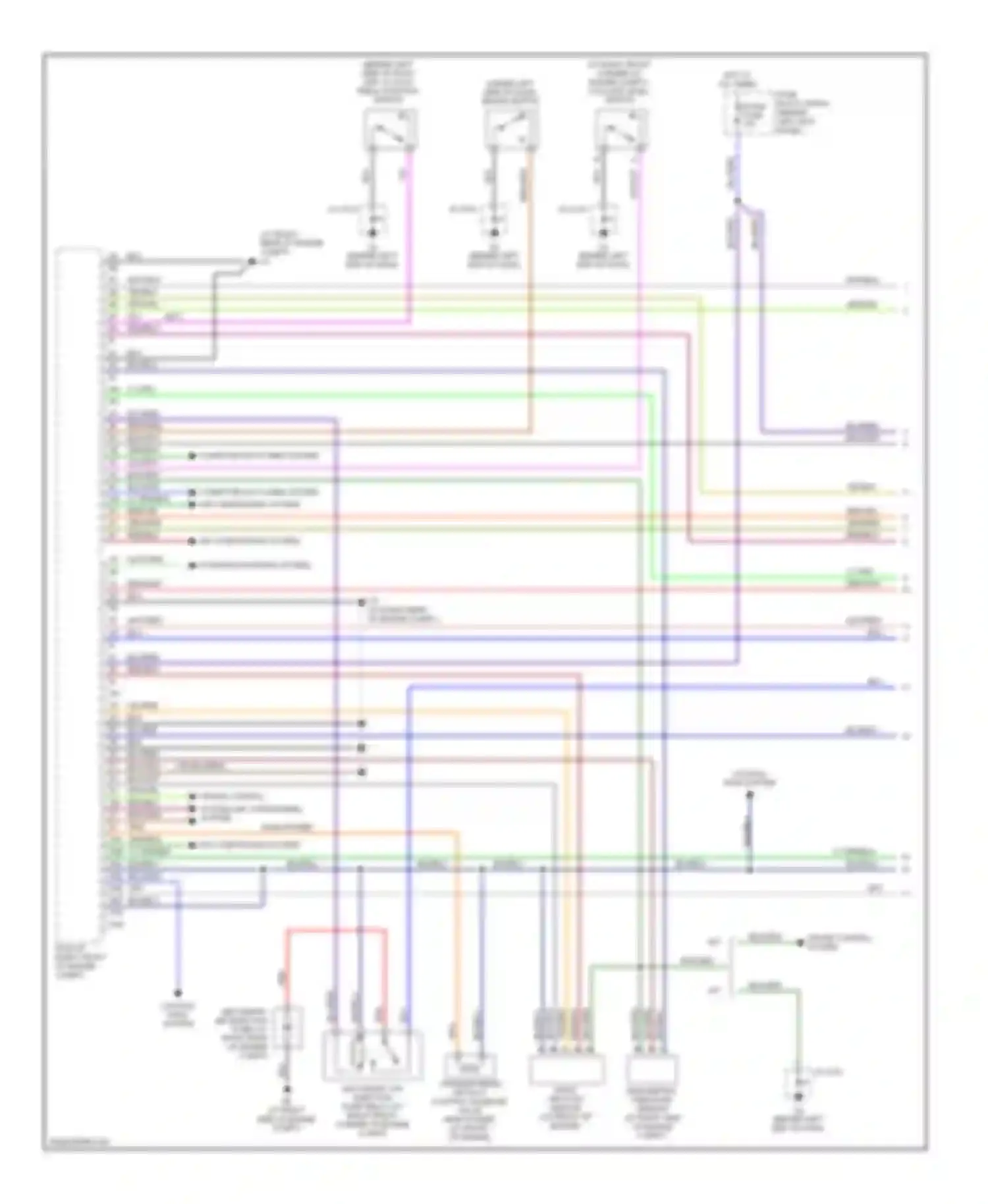 RX-8 Mazda I (2003-2008): Wiring diagram engine performance 1.3l (1 of 5)