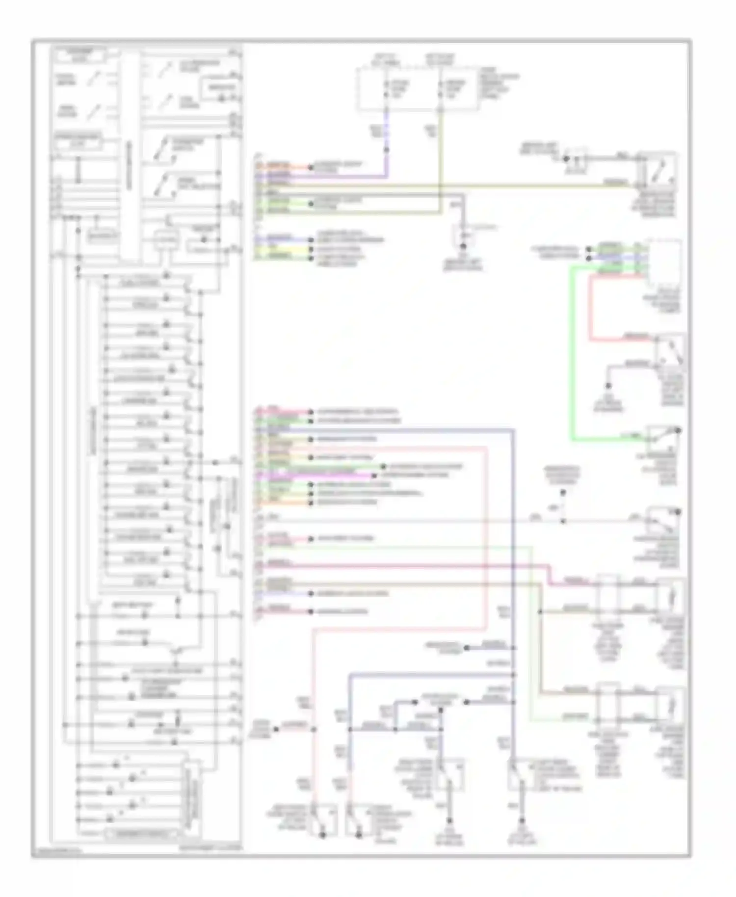 RX-8 Mazda I (2003-2008): Instrument cluster circuit