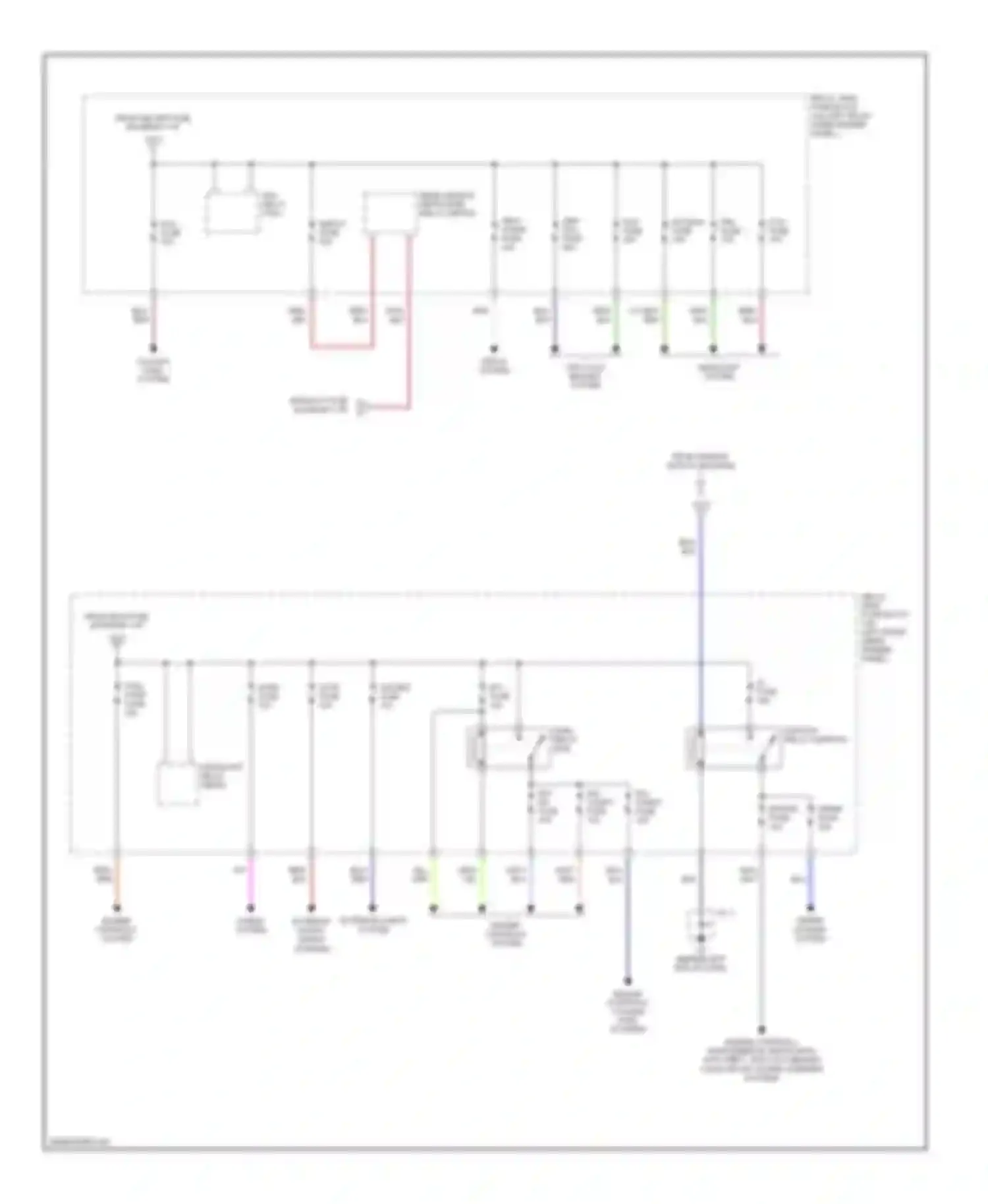 RX-8 Mazda I (2003-2008): Power distribution circuit (2 of 2)